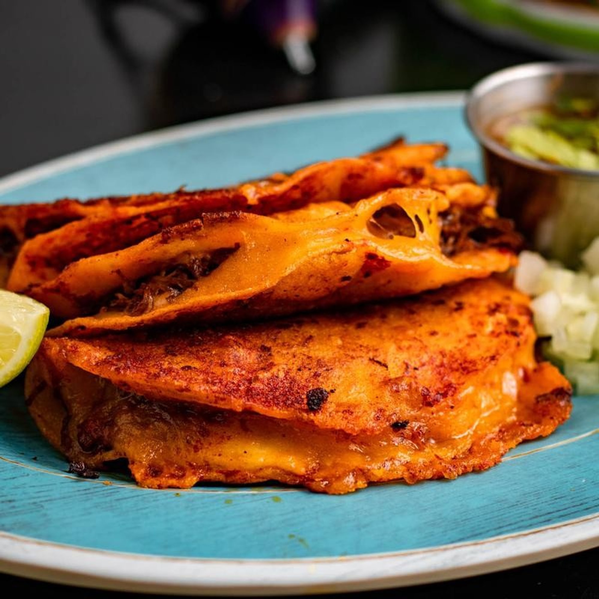 3 Quesabirria Tacos