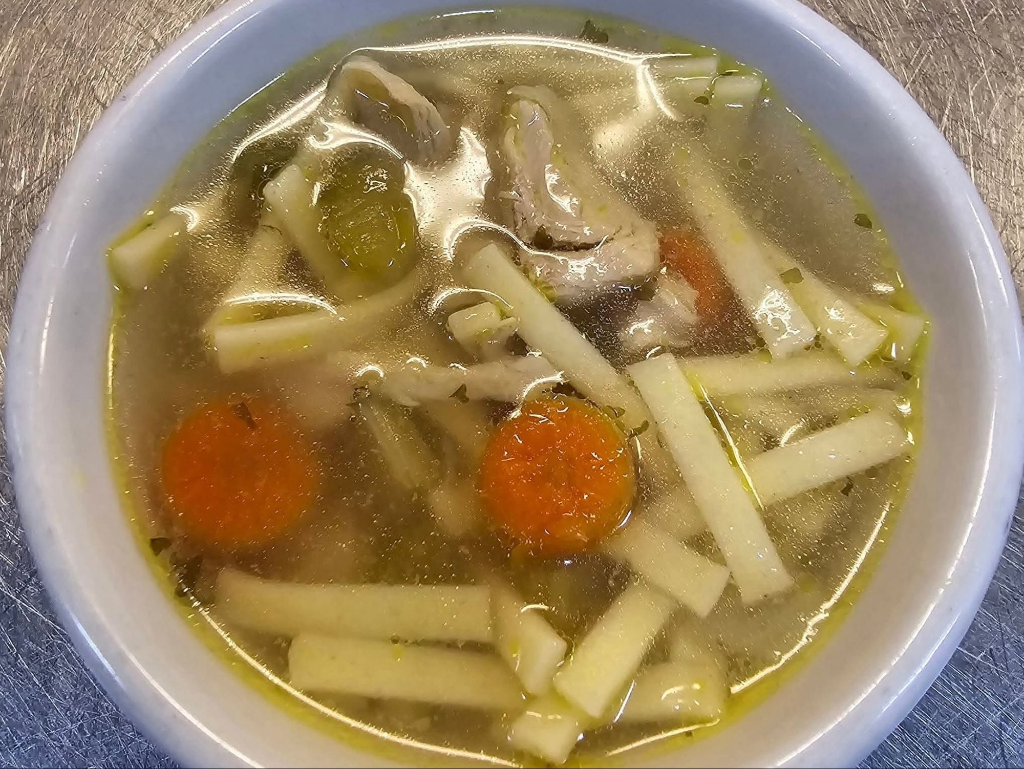 Beef Vegetable Soup Cup
