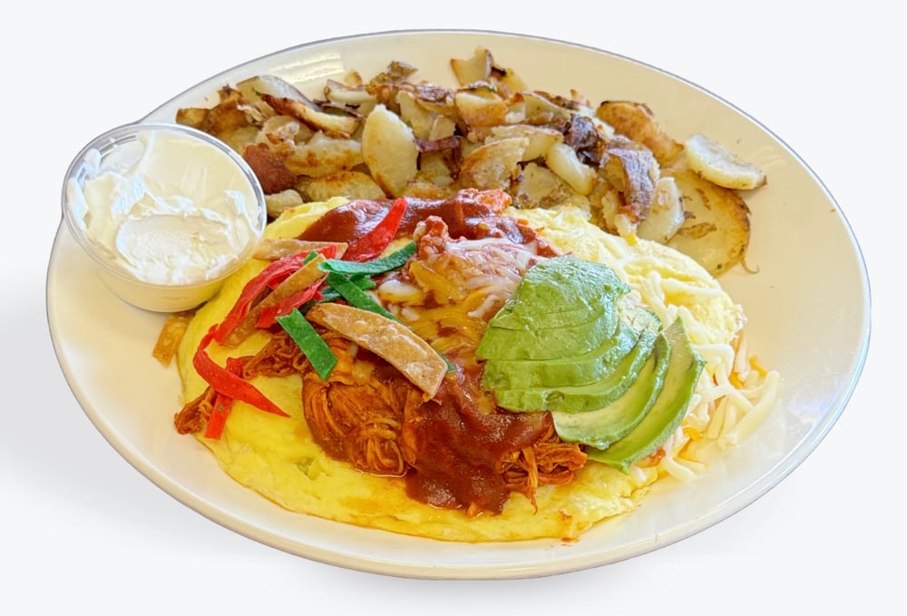 CHICKEN ENCHILADA OMELET