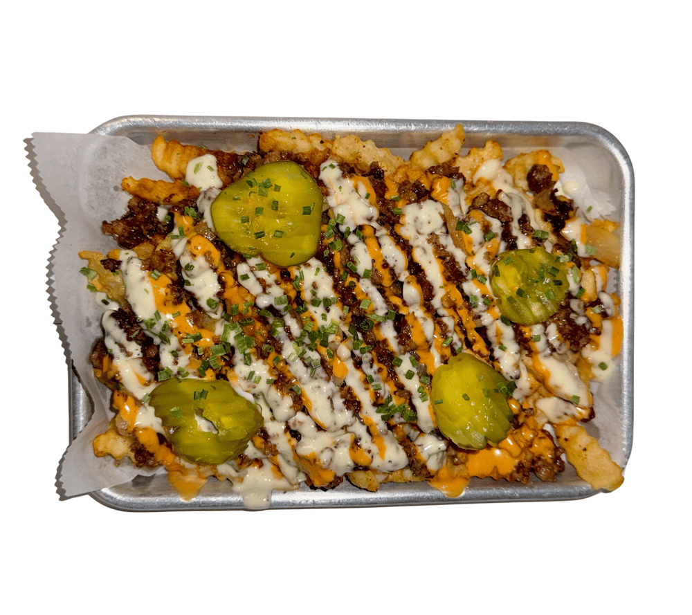 Double Burger Fries
