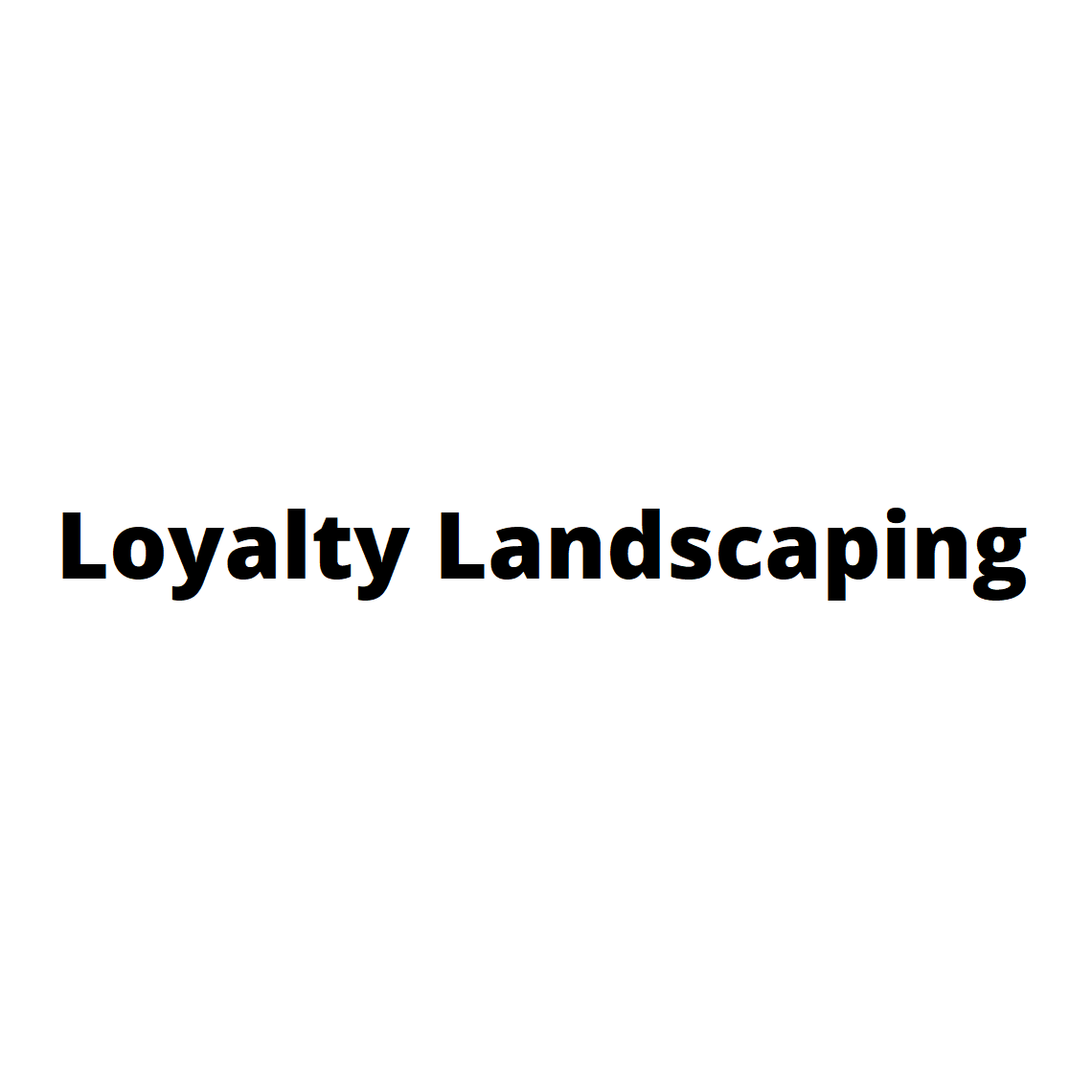 Loyalty Landscaping Logo