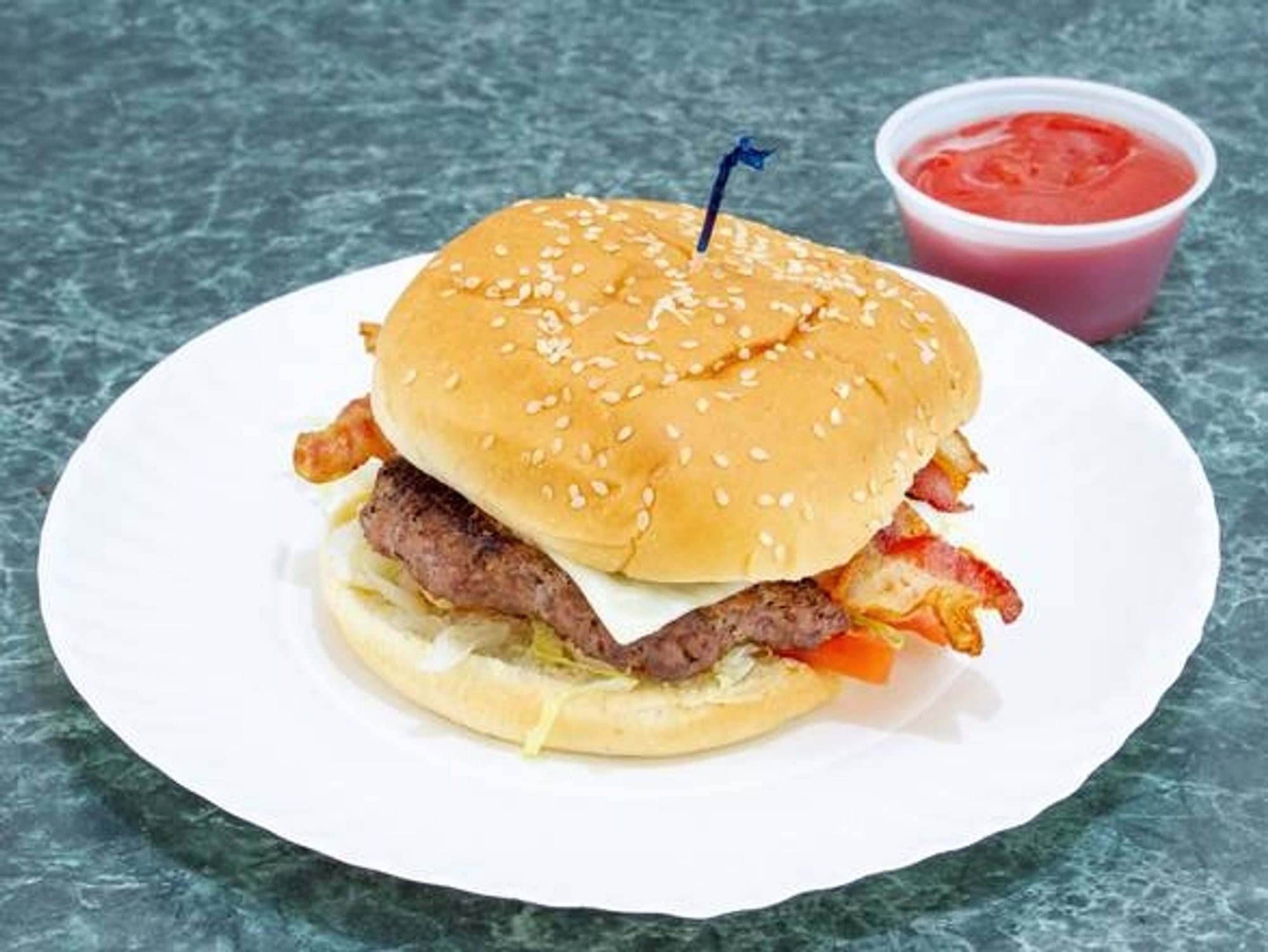 Bacon Cheeseburger W/Fries