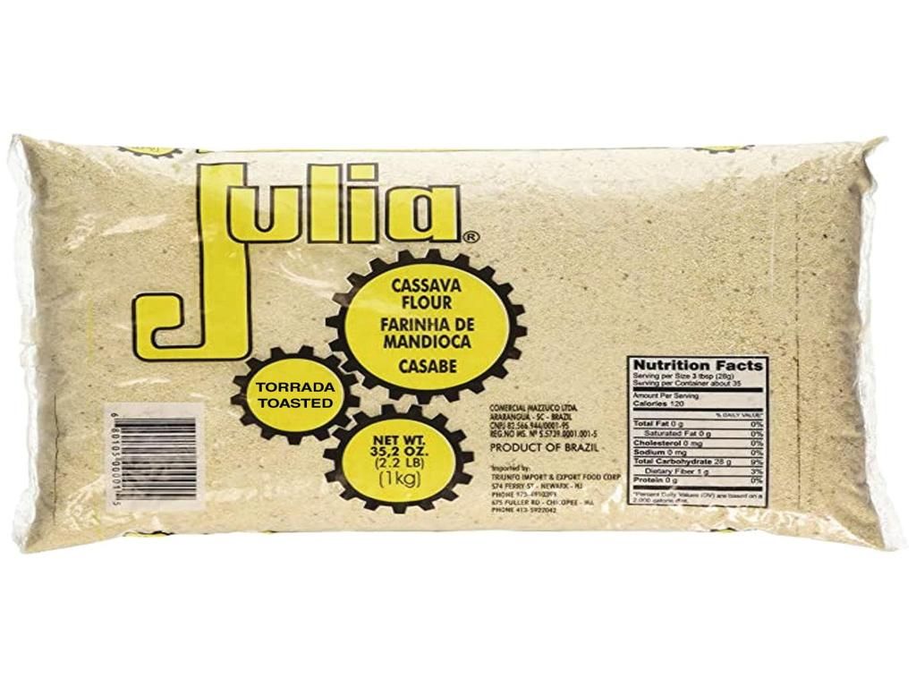 Farinha de Mandioca 1kg Torrada - Julia