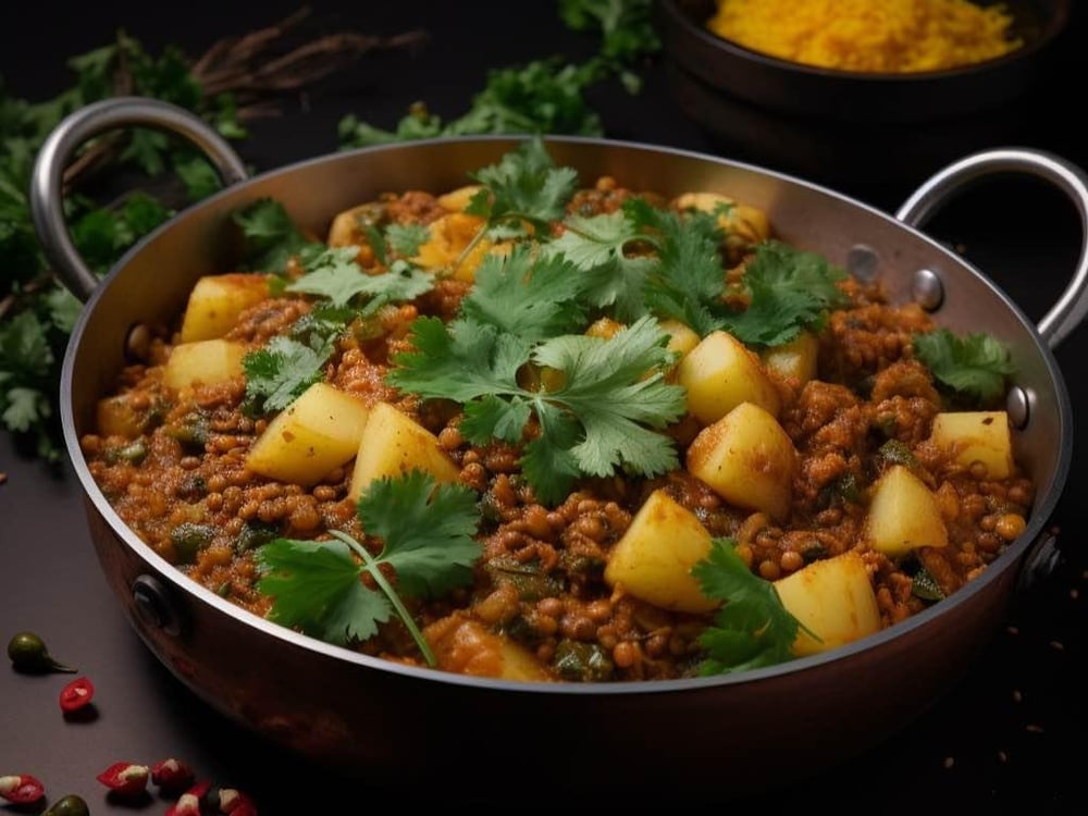 Hyderabadi Keema Aloo