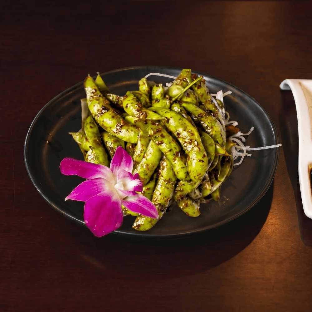 Garlic Edamame