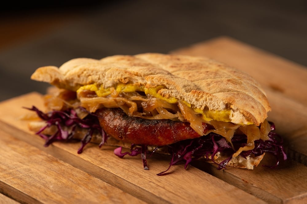 Pork Sausage Sandwich