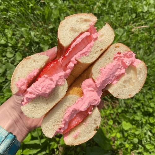 Bagel with Flavored CC