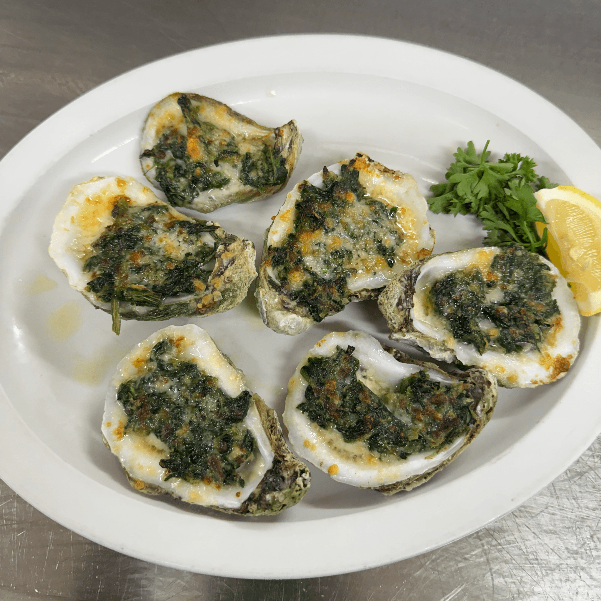 Oysters Rockefeller