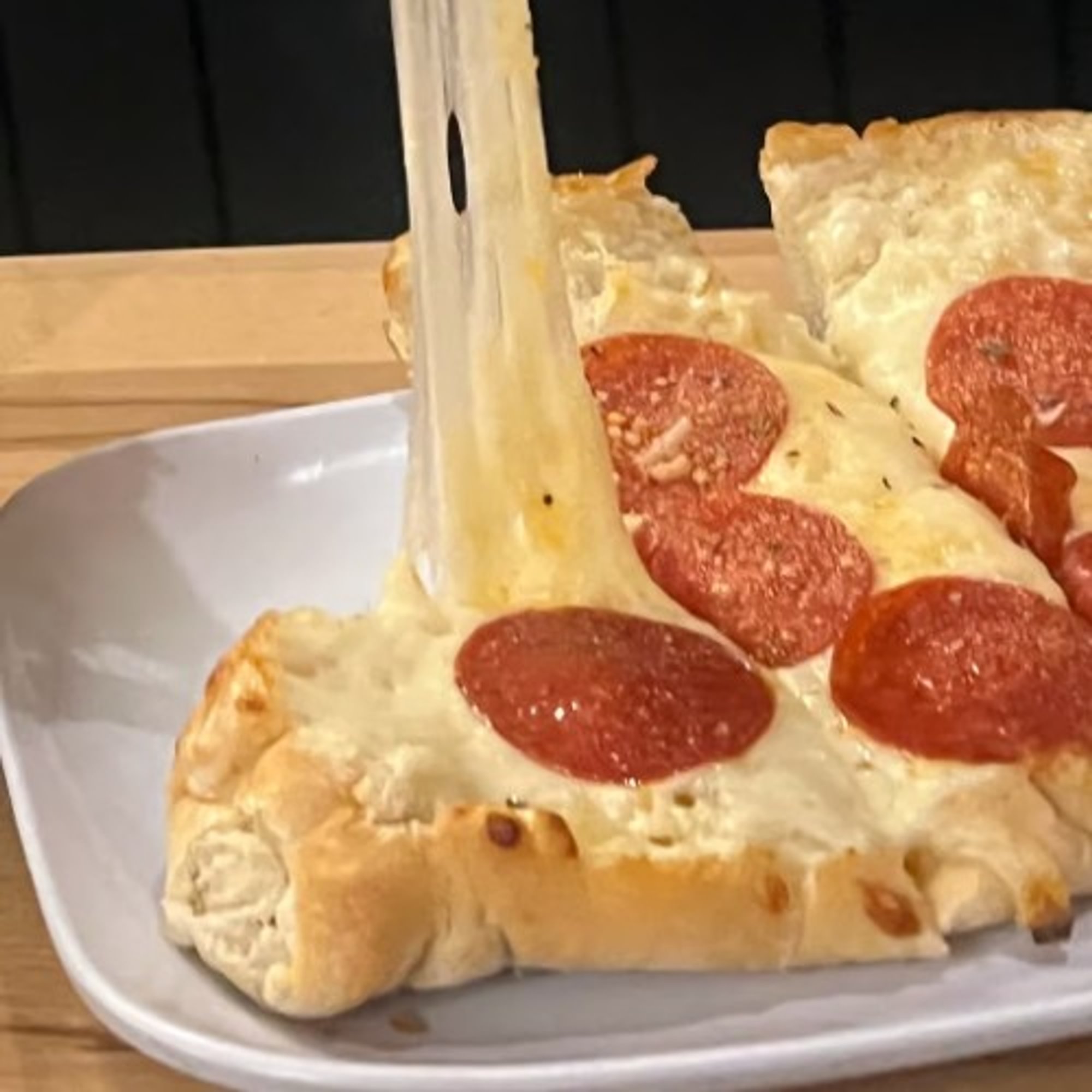 Garlic Bread with Cheese & Pepperoni