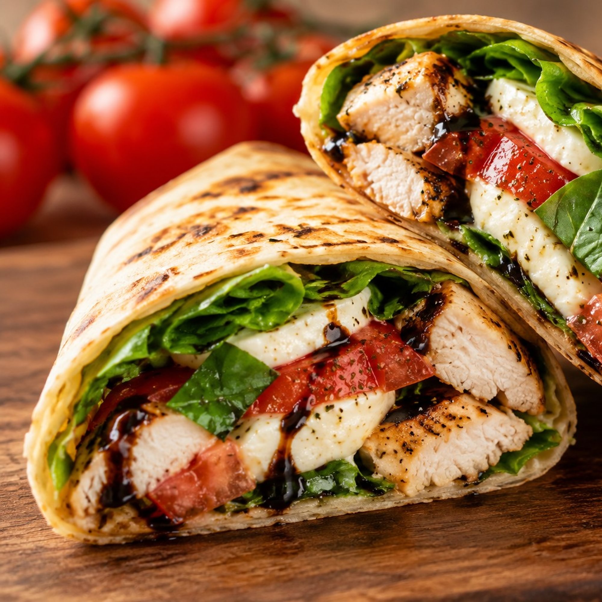 CAPRESE GRILLED CHICKEN WRAP