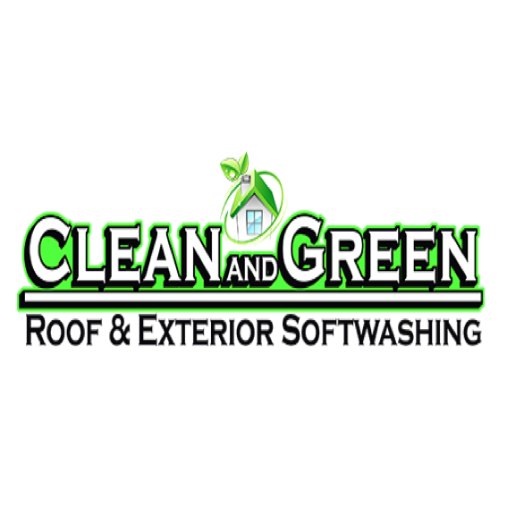 Clean And Green Roof And Exterior Cleaning Logo