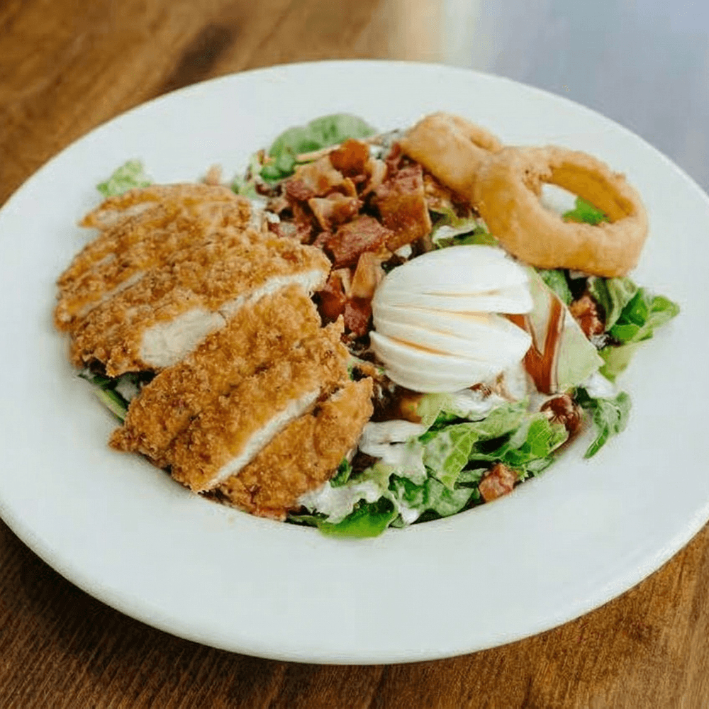 Crispy Chicken BBQ Ranch Salad
