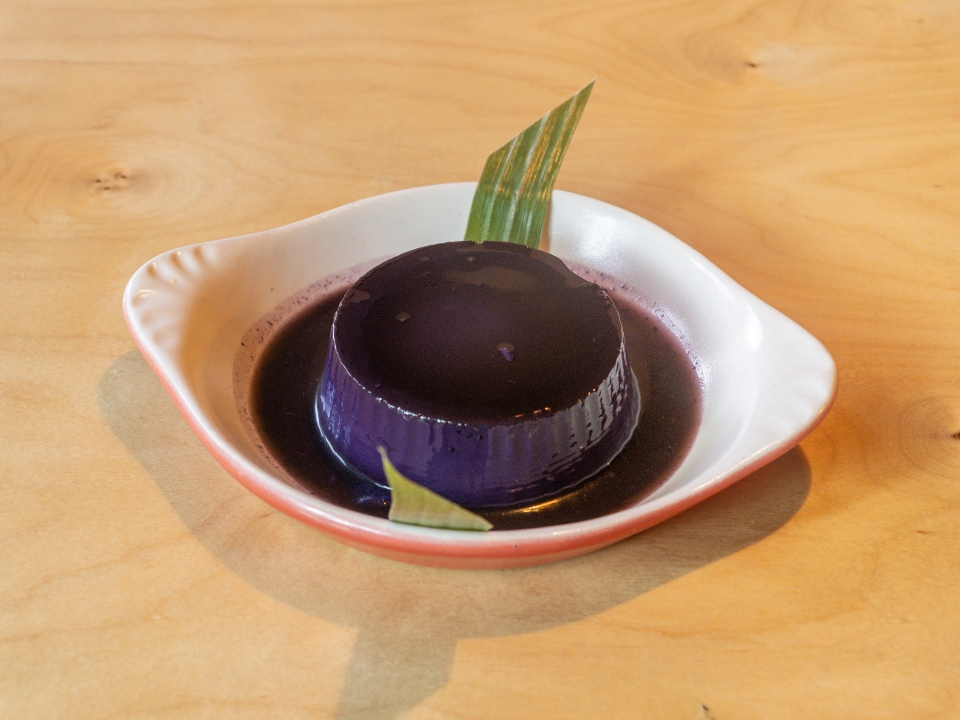 ube (purple yam) flan