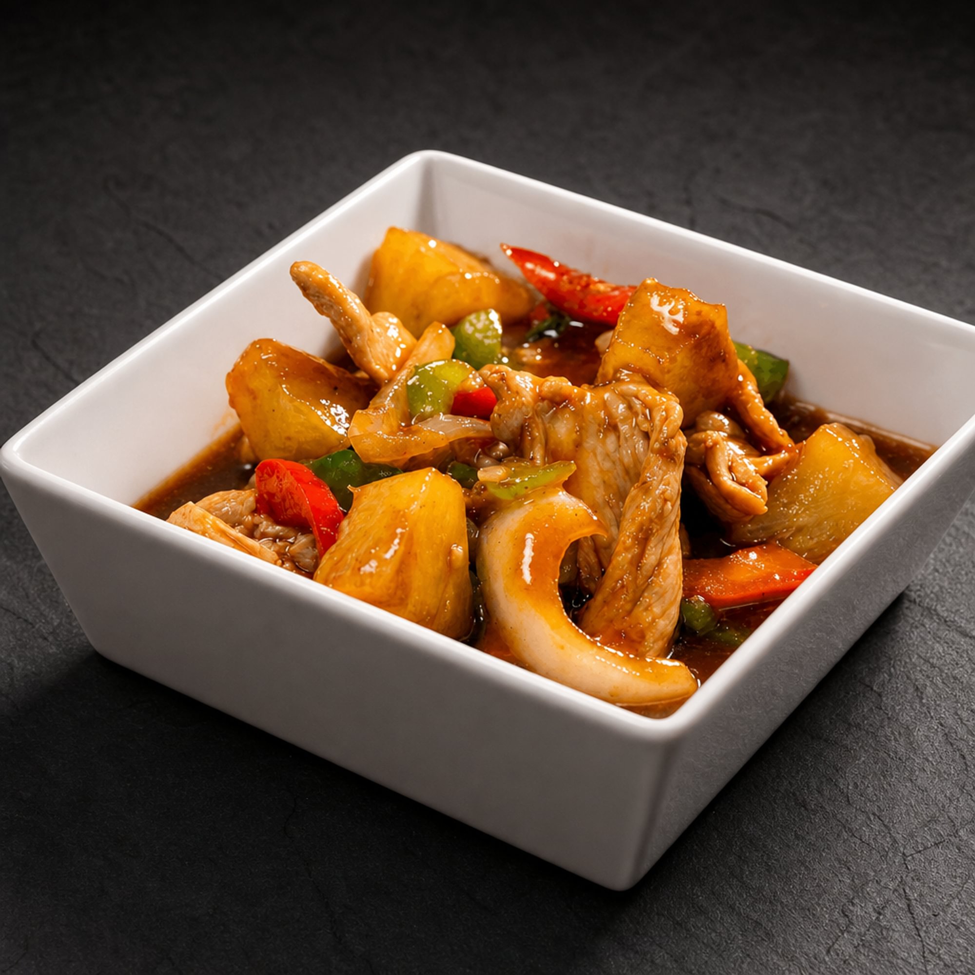 Priew Waarn (Sweet & Sour Stir-Fry)