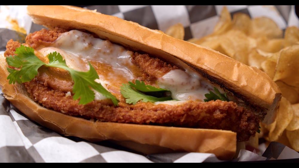 Butter Chicken Parm Sando