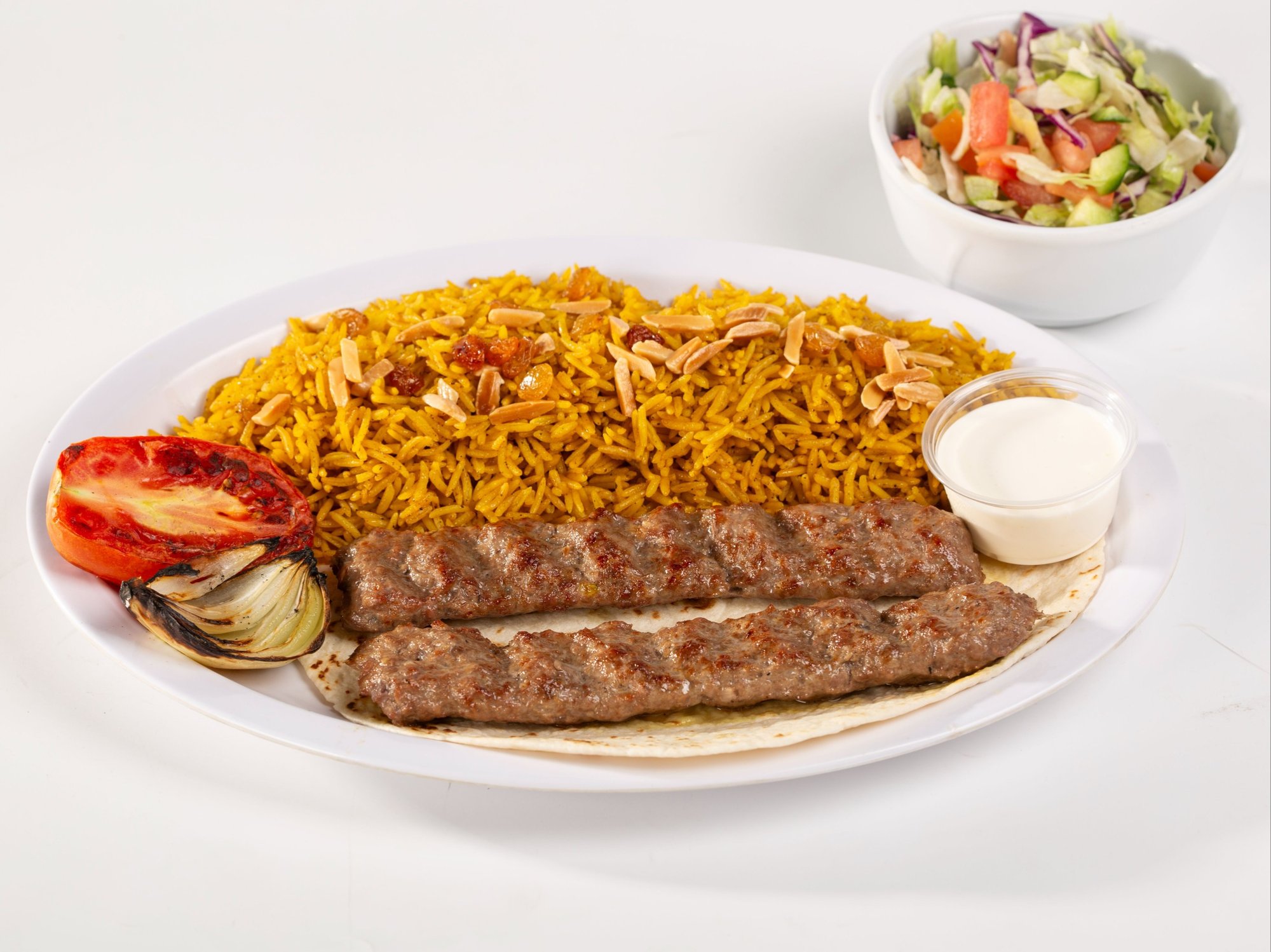 Beef Kebab Plate / طبق كباب لحم