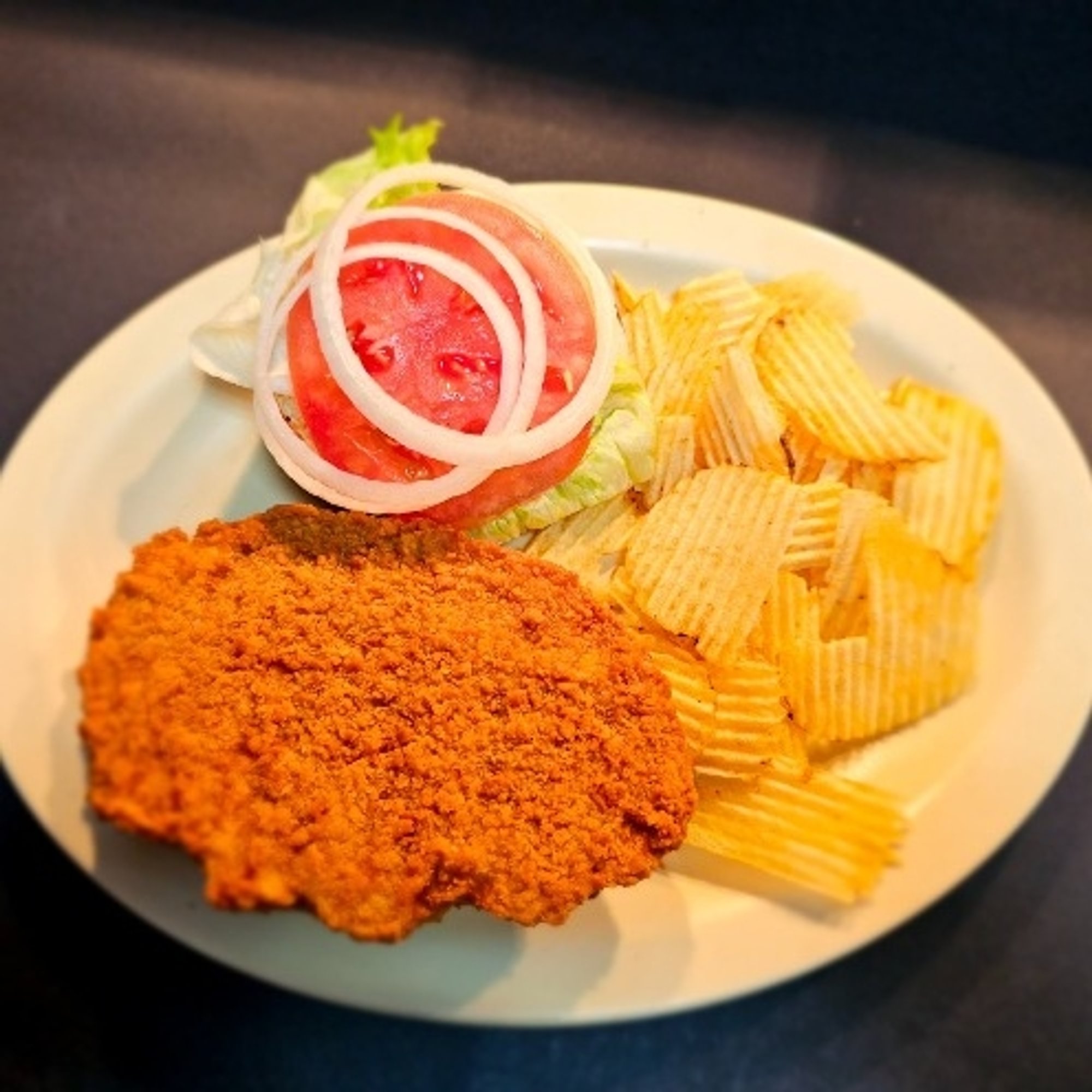 Pork tenderloin sandwich
