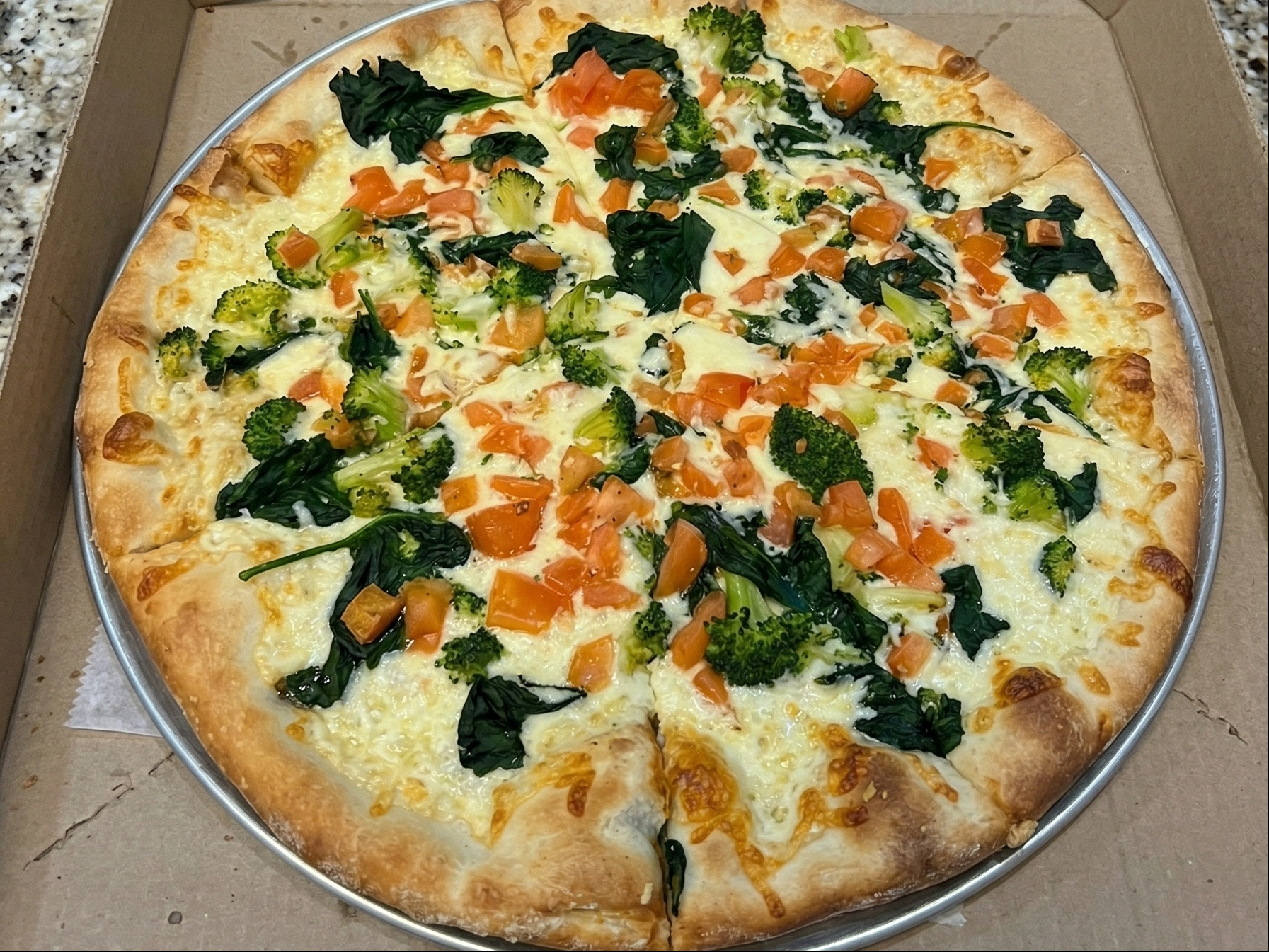 Spinach Specialty Pizza