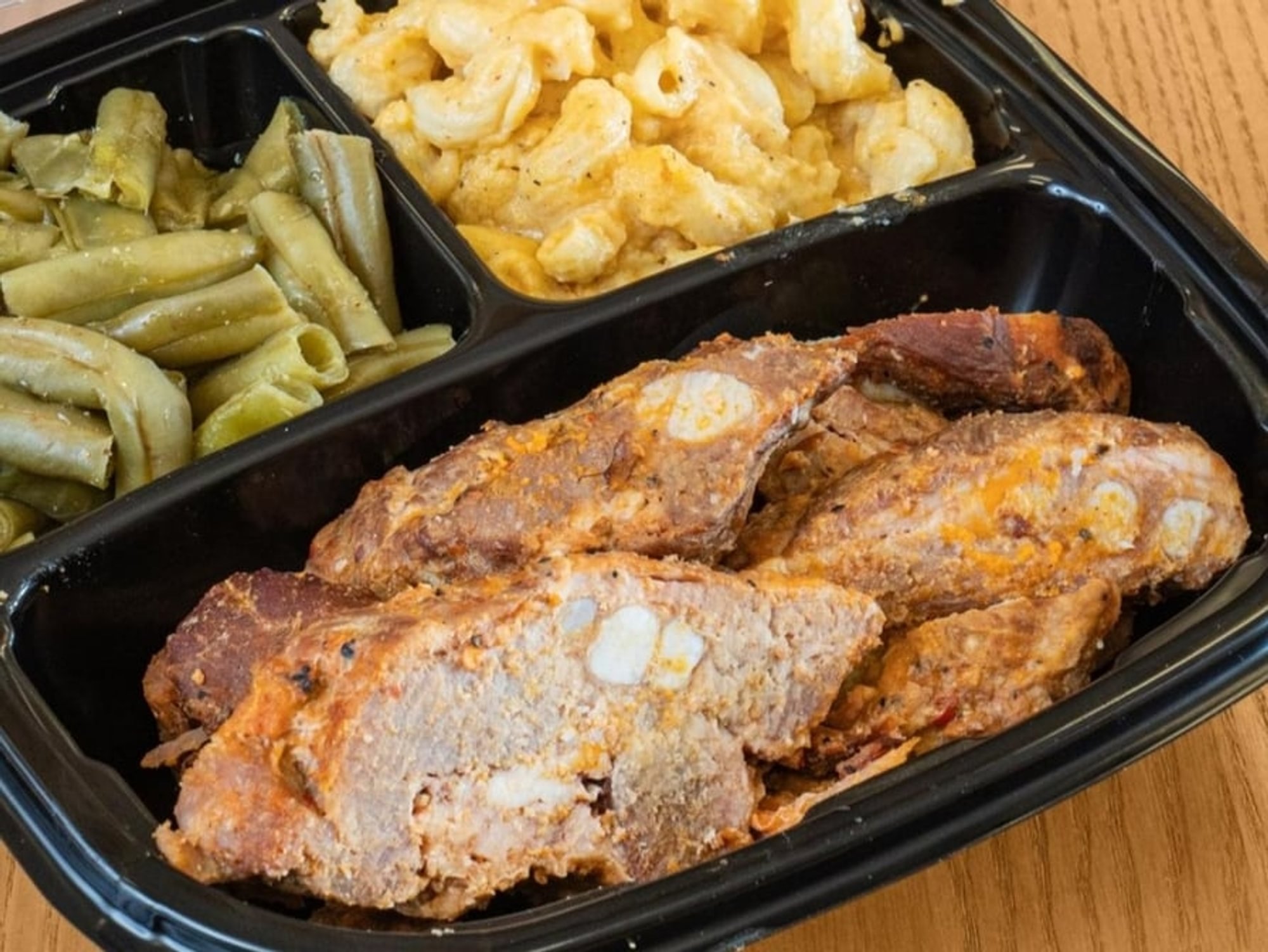 Rib Tips Sauce on the Side