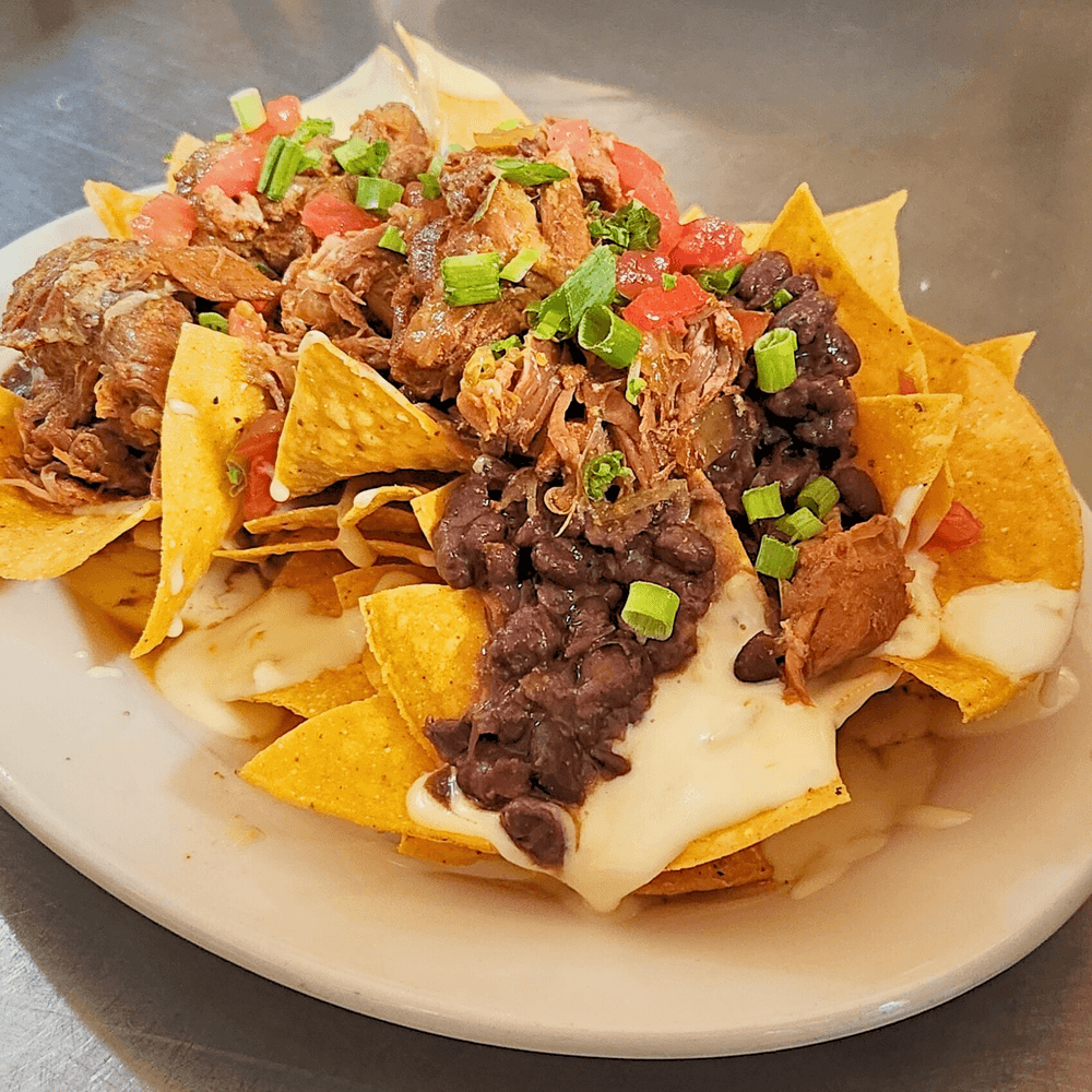 "Tapped out" nachos