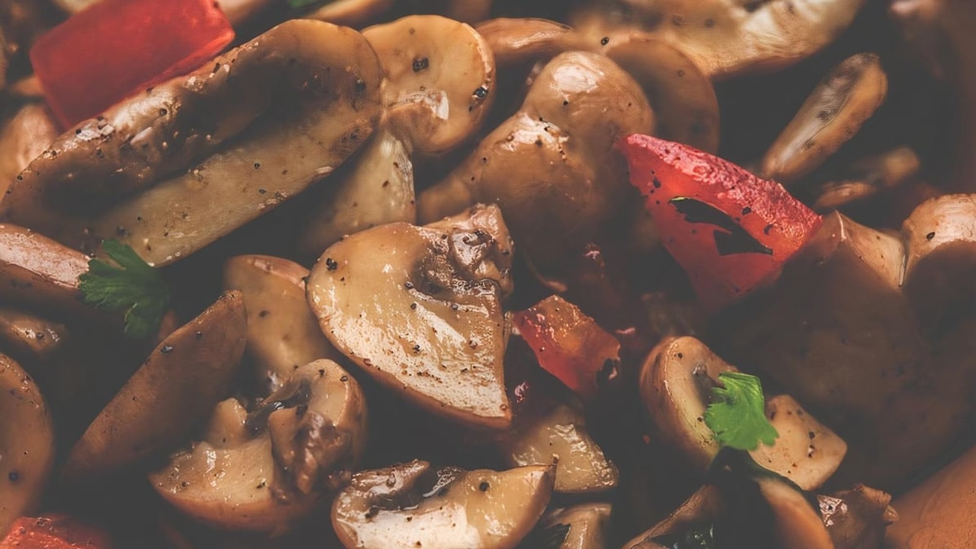 Mushroom Pepper Fry