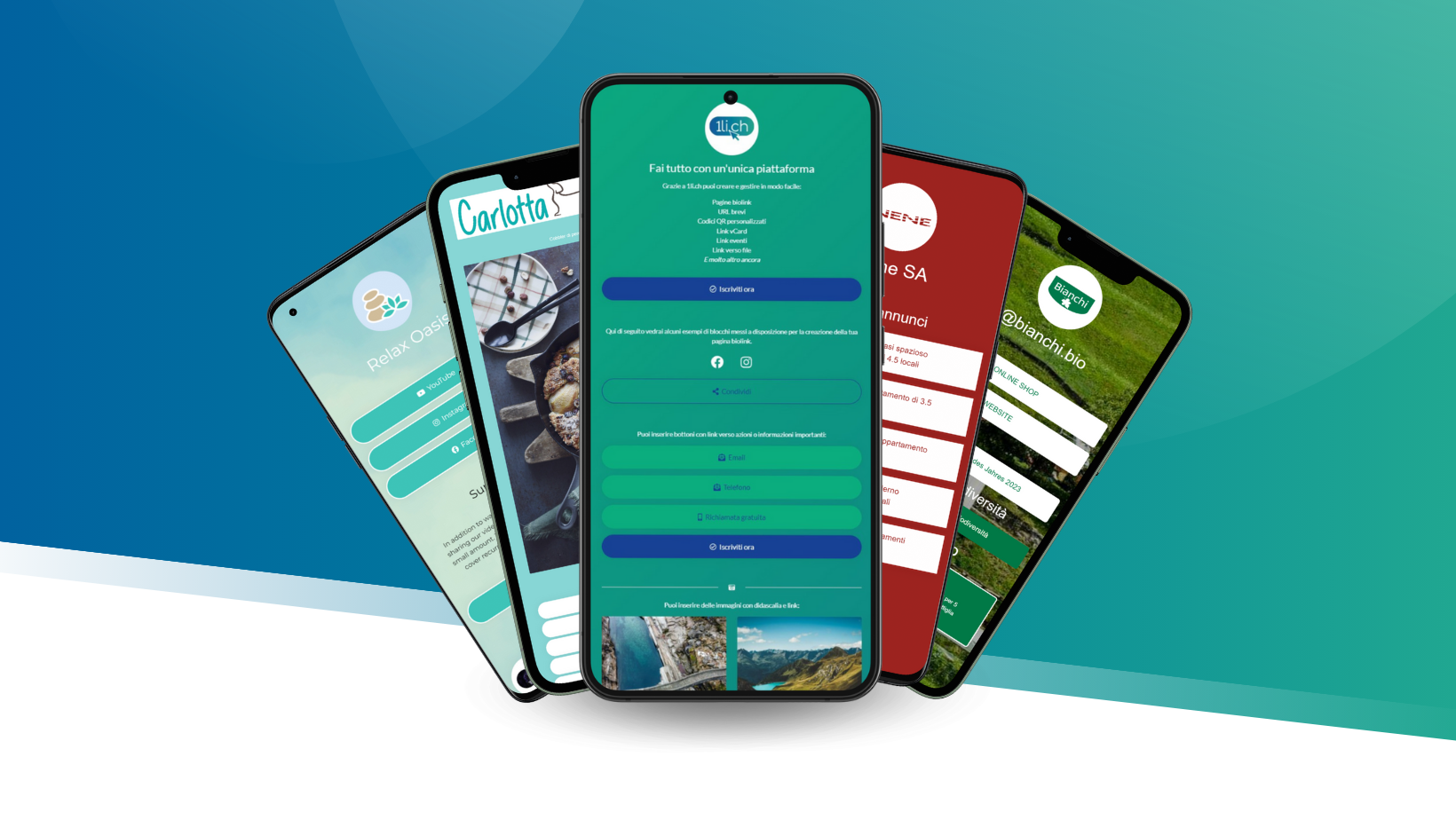1li.ch - La soluzione tutto in uno per biolink, codici QR personalizzati, ecc.