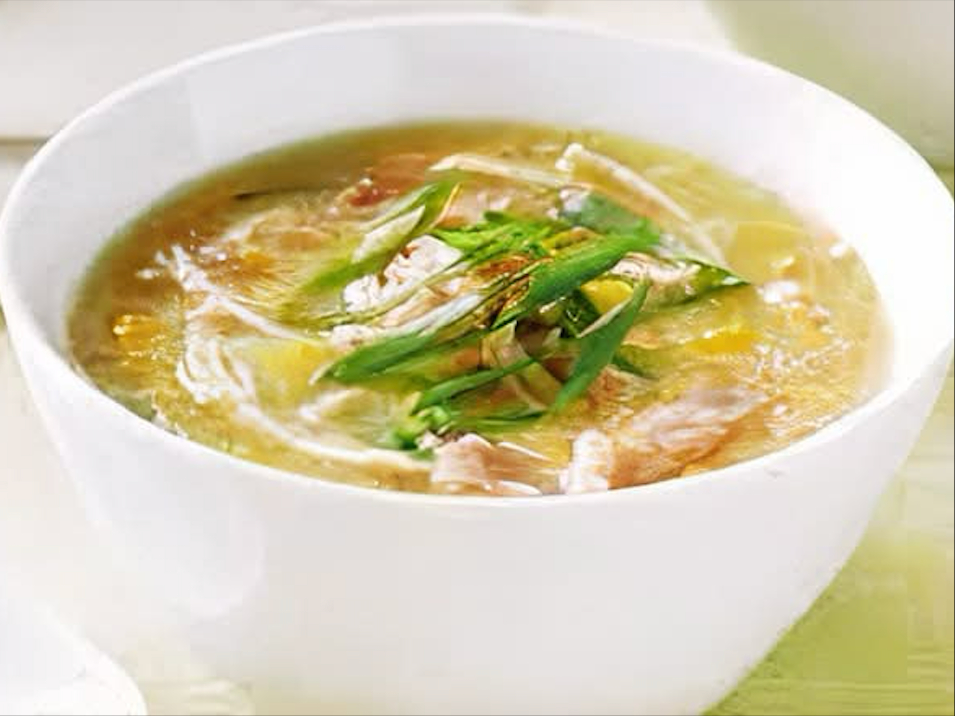 Sweet Corn Chicken Soup