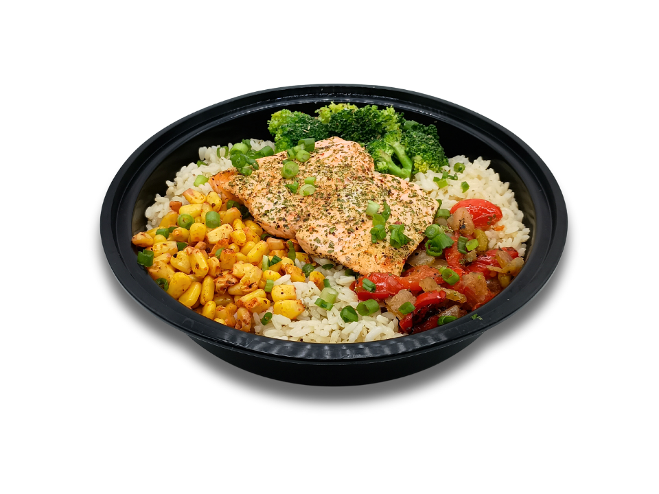 Salmon Burrito Bowl