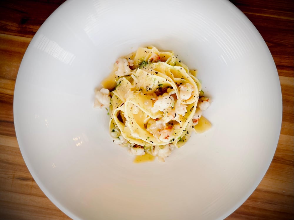 Shrimp Pappardelle