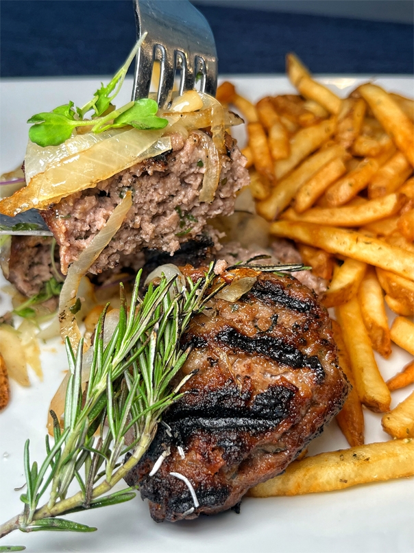 Kobe Beef Cheese Burger