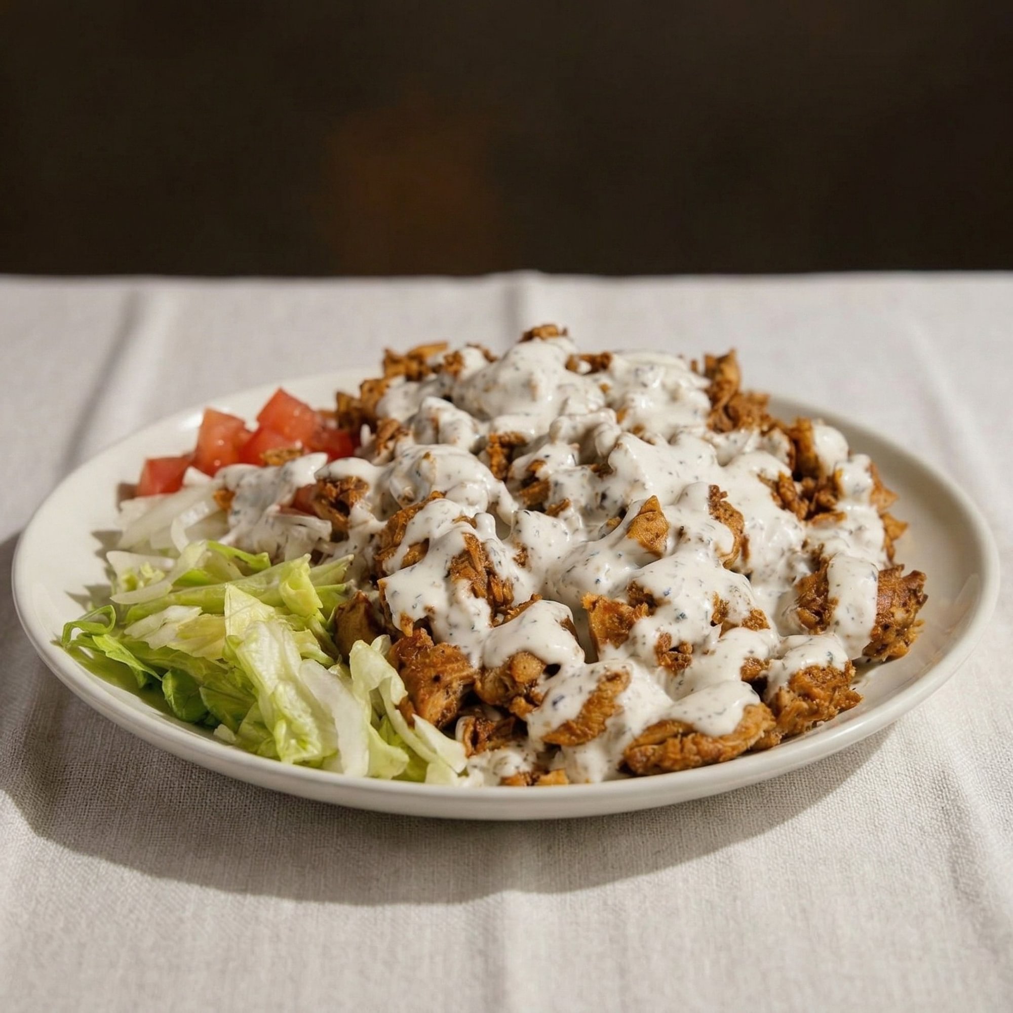 Chicken Over Rice Platter