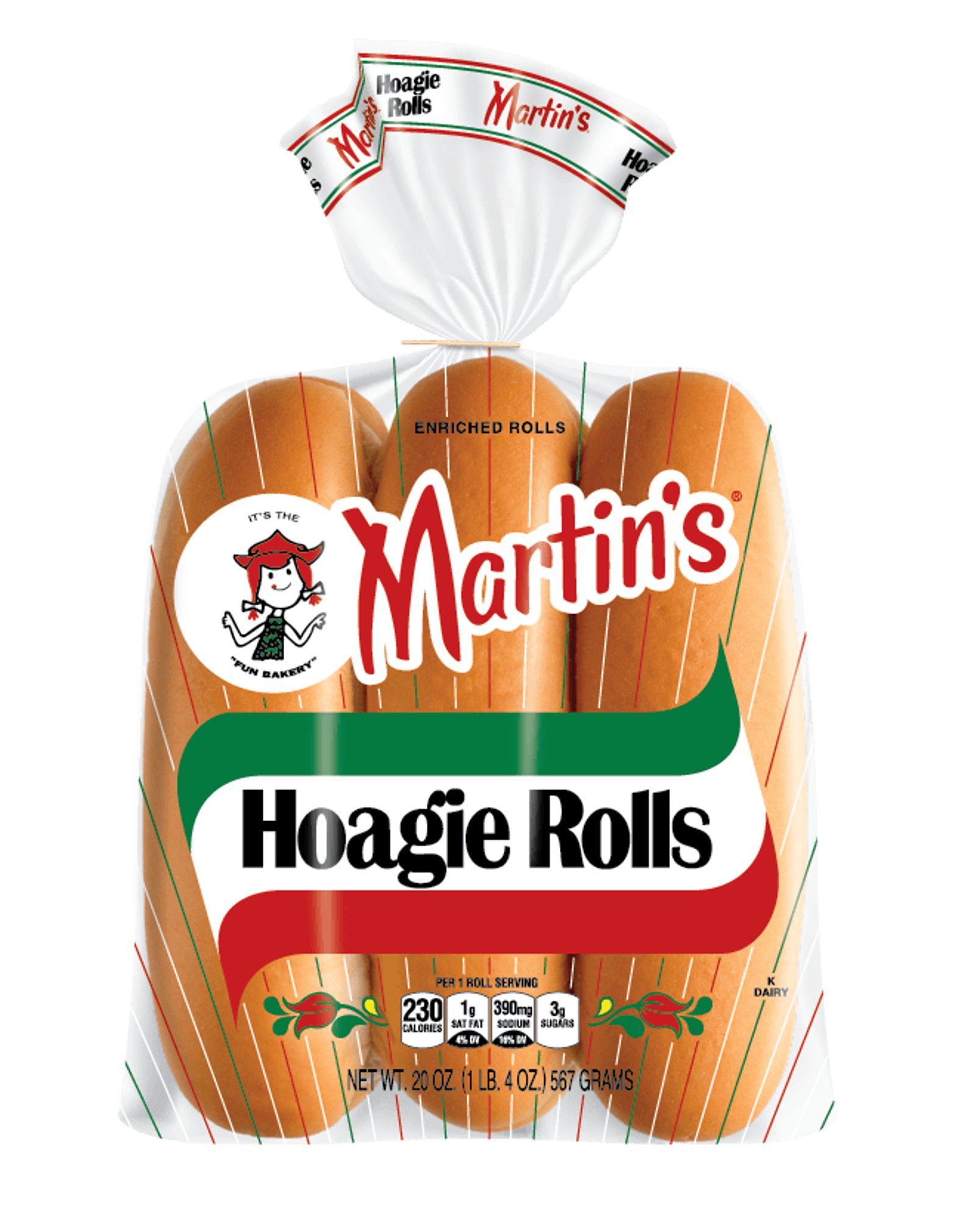 Martin's Hoagie Rolls 6pk