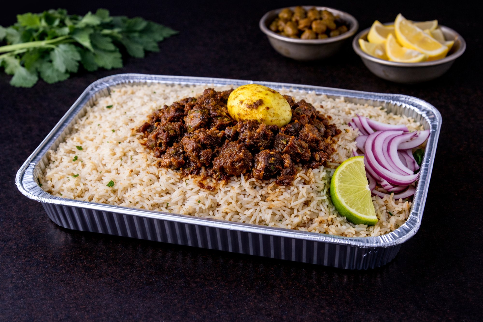 Family Pack Goat Fry Pulao
