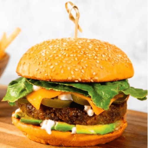 Avocado Jalapeno Cheeseburger
