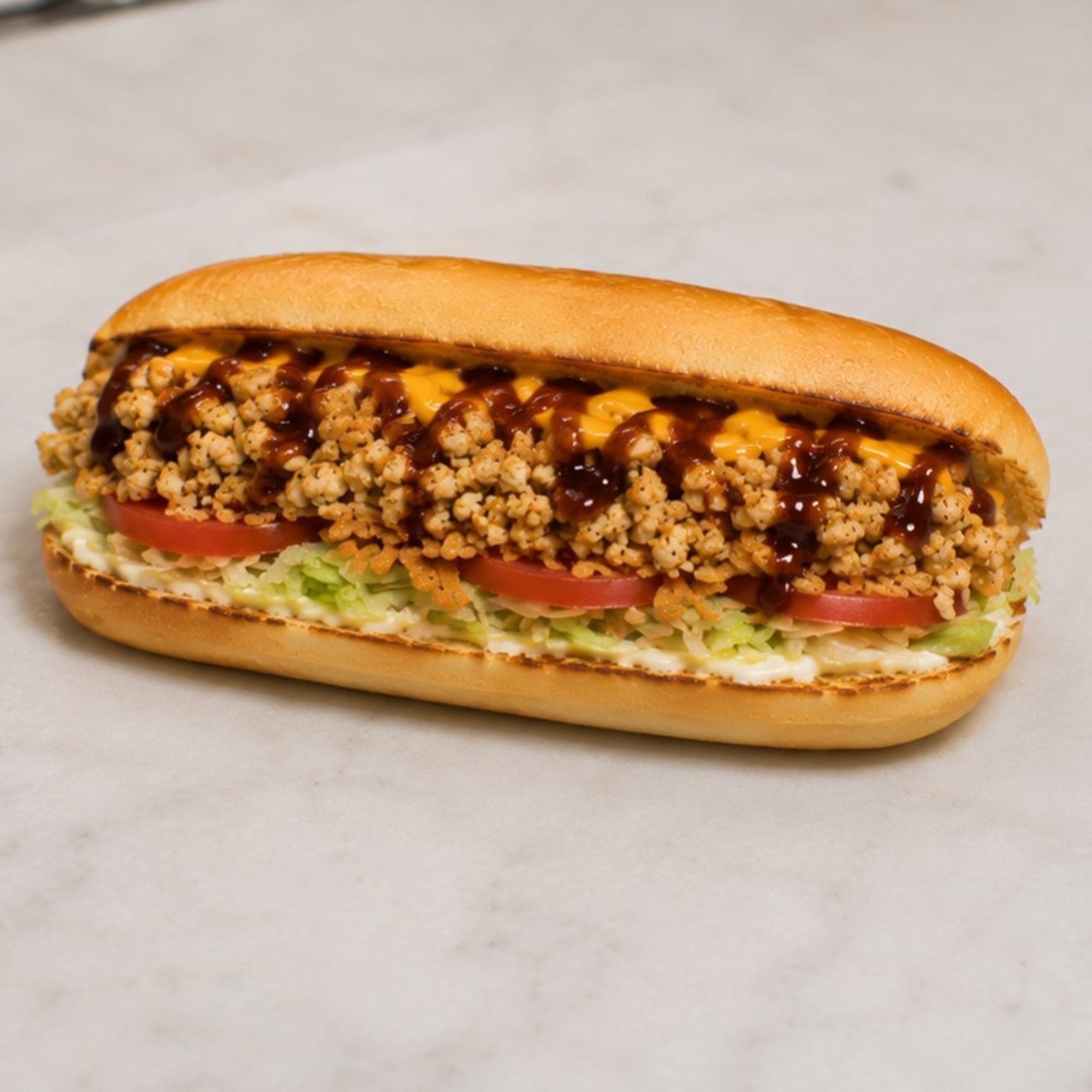 BBQ Chicken Steak Submarine