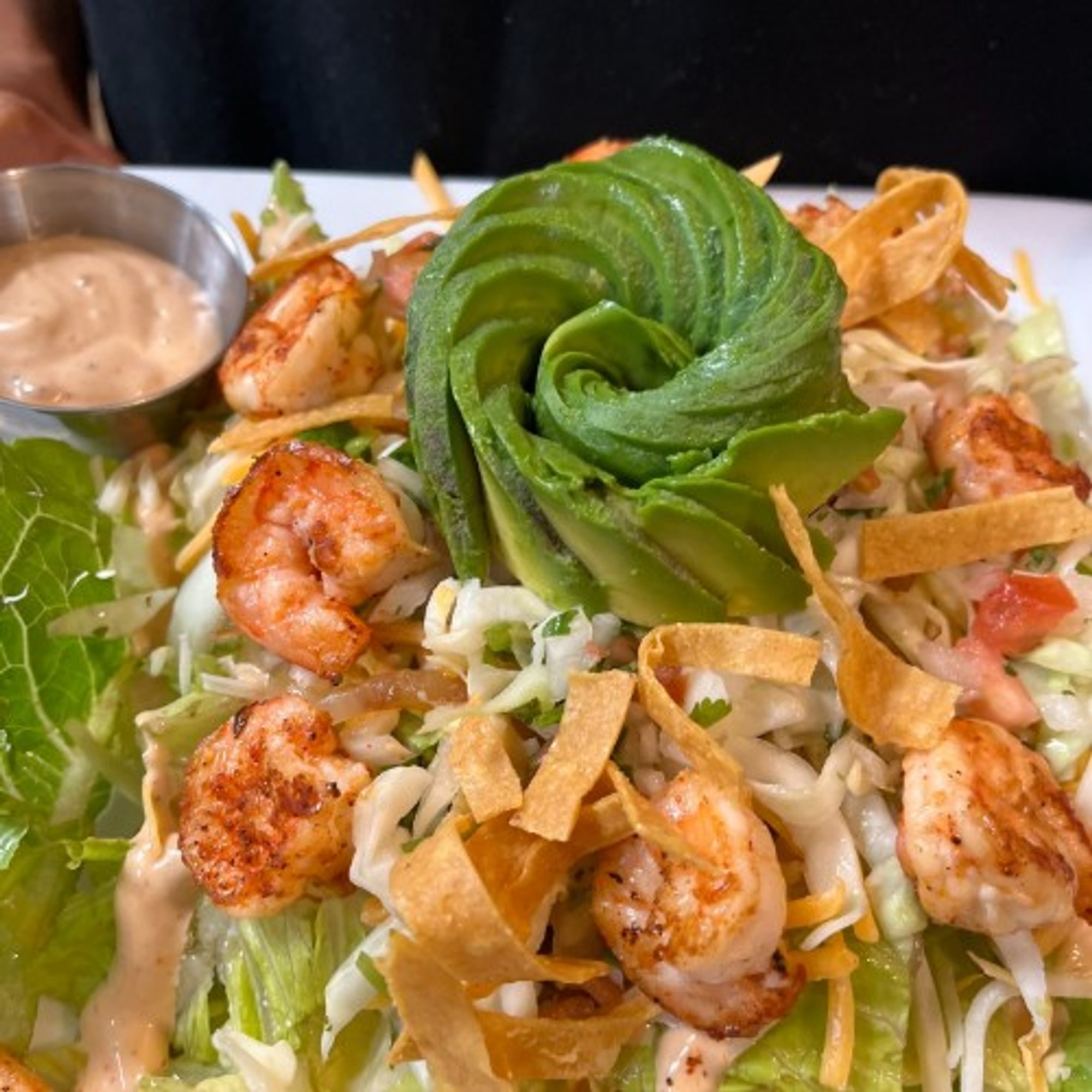 Cajun Shrimp Salad Lunch