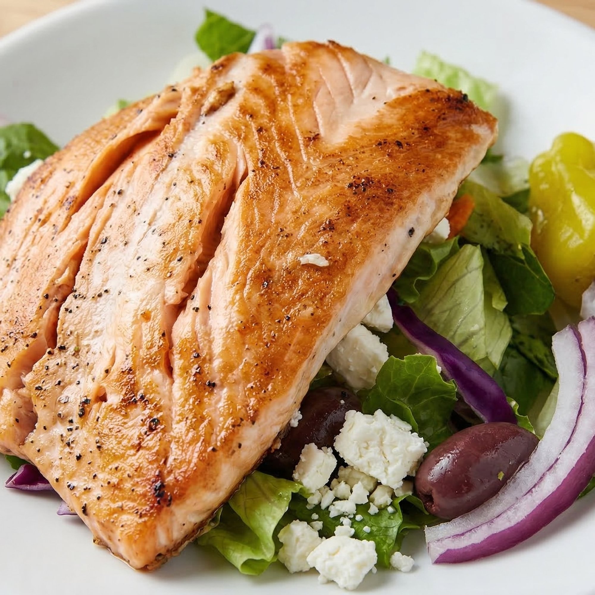 Grilled Salmon Salad