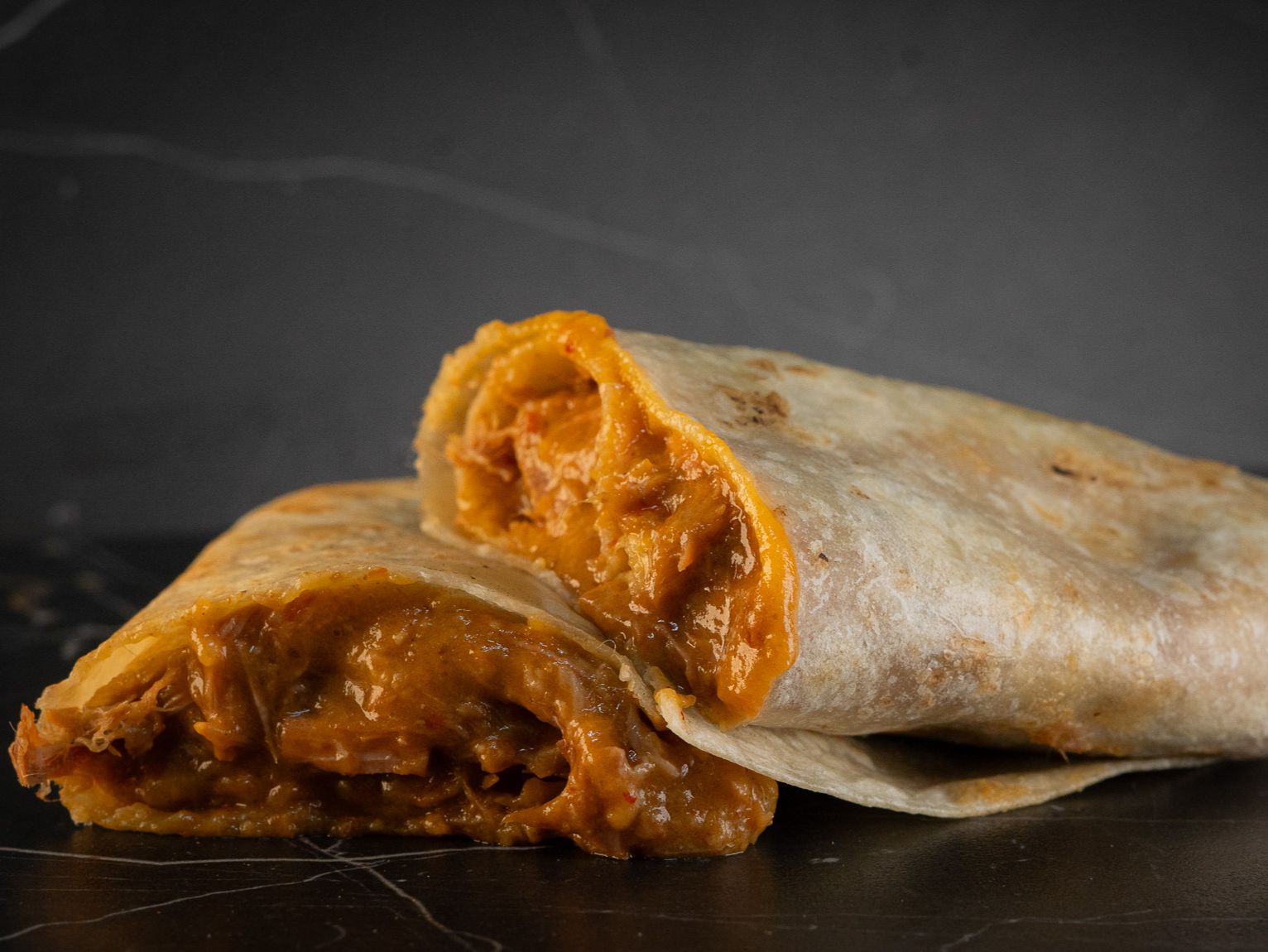 Red Chili Burrito W/ Shredded Beef