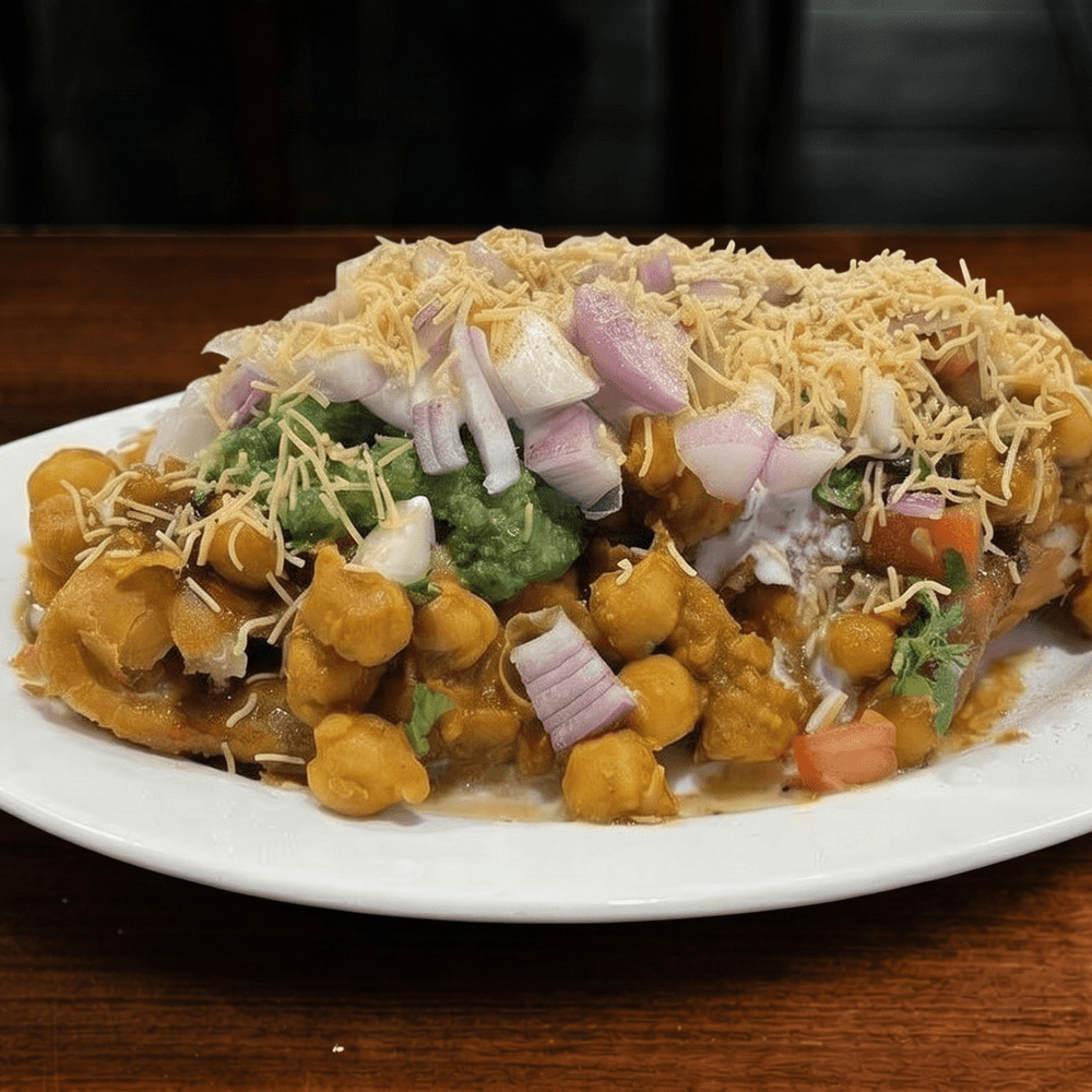 Veg Samosa Chat