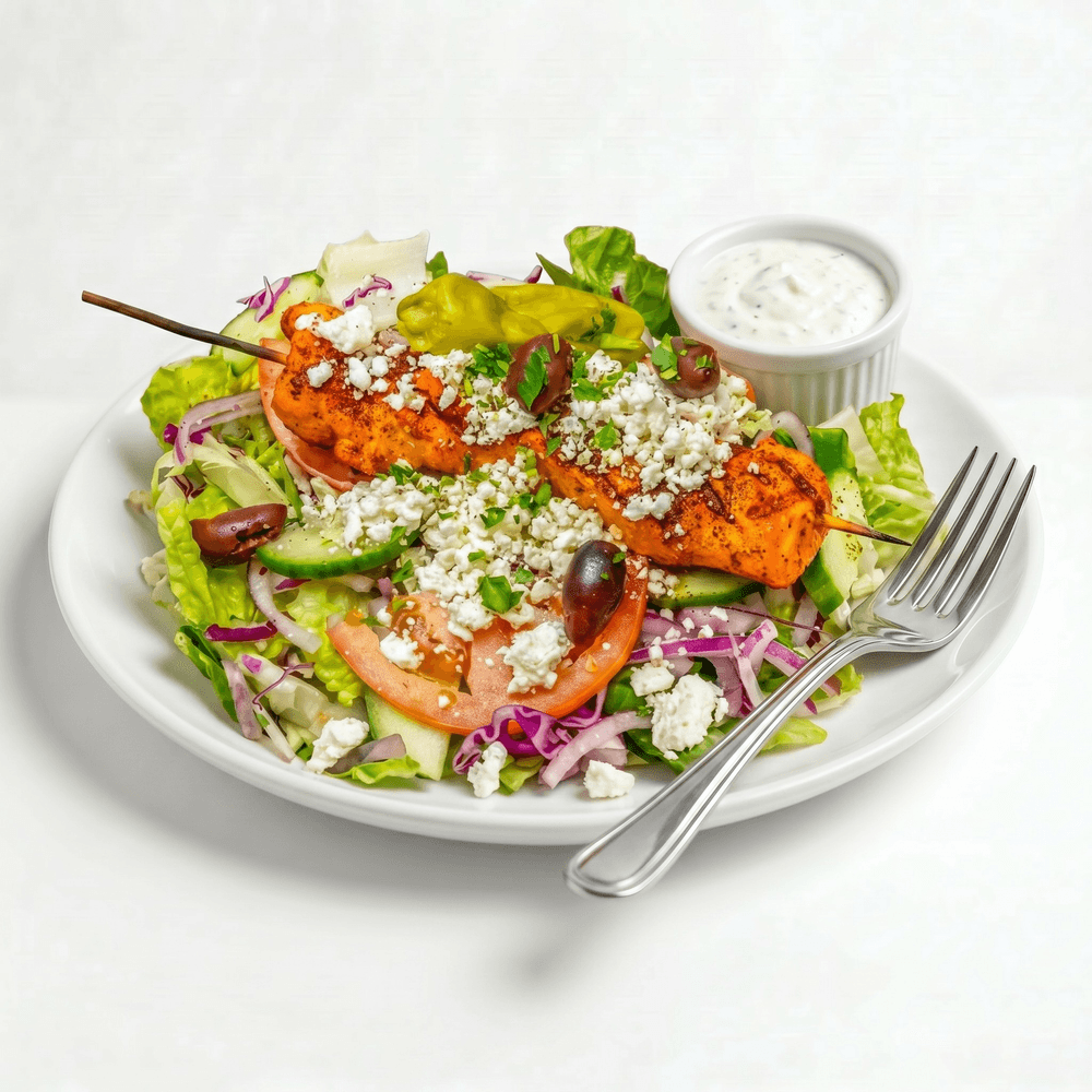 Chicken Kabob Salad