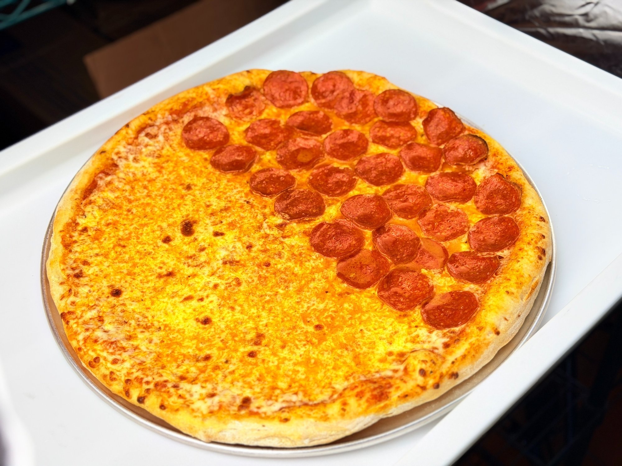 Half-Half Whole Pizza