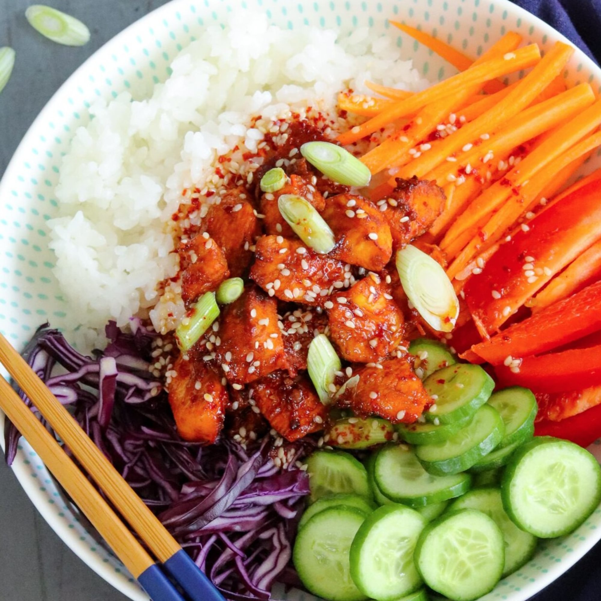 Cheesy Spicy Chicken Bowl