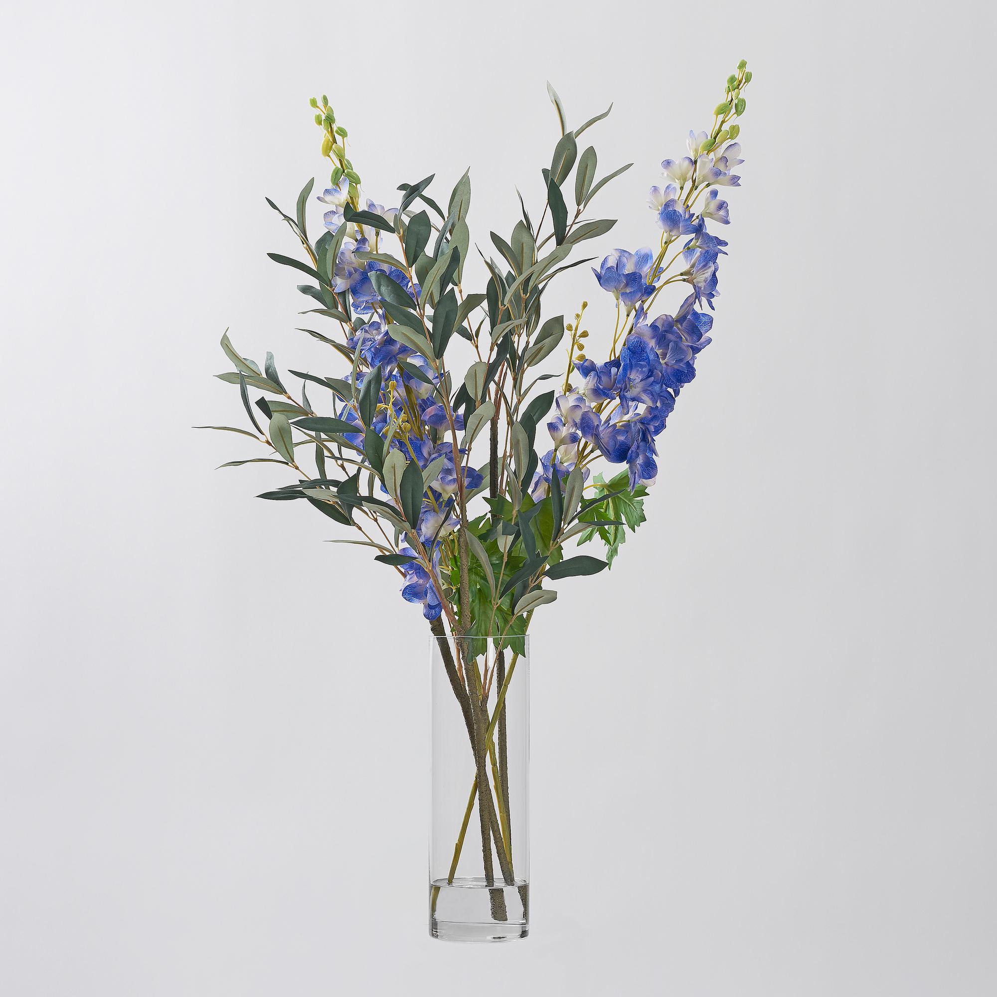 Delphiniums in Rowan Vase