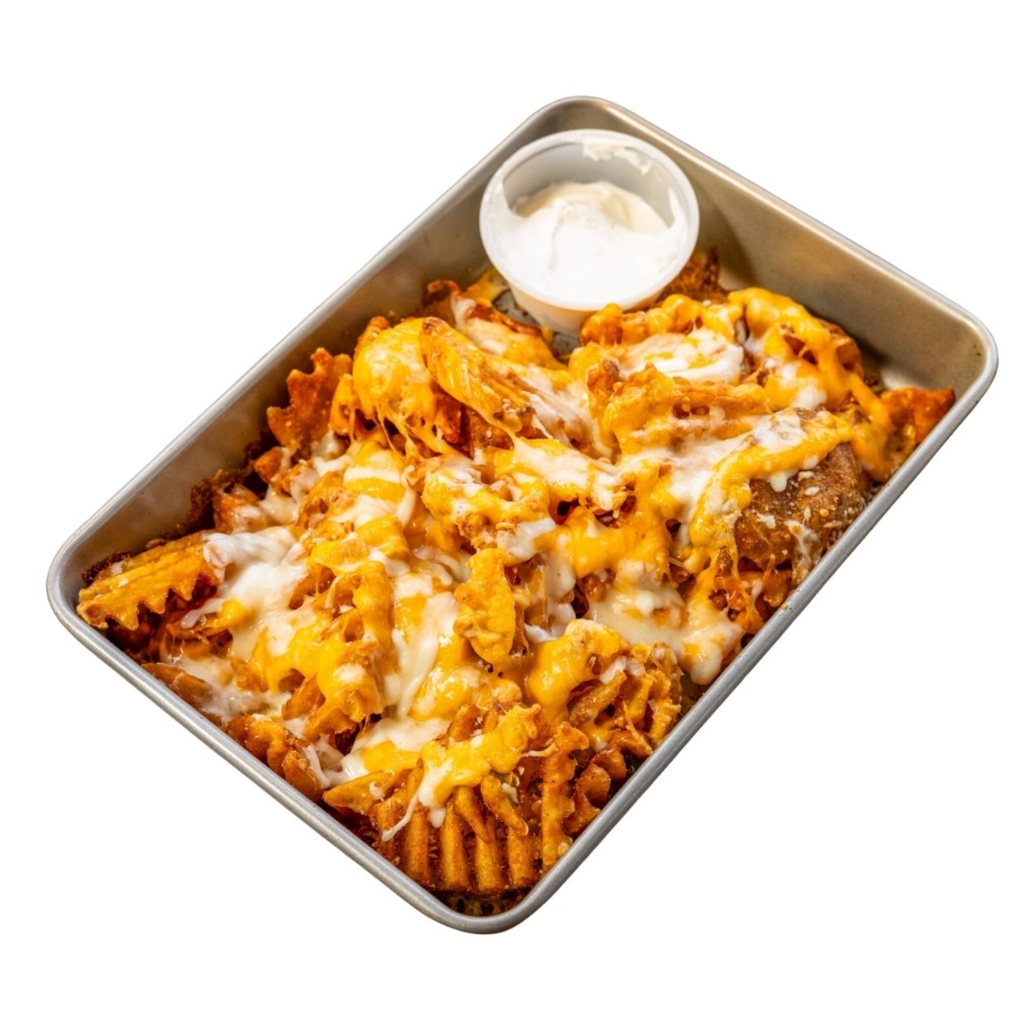 Three Cheese Waffle Fries