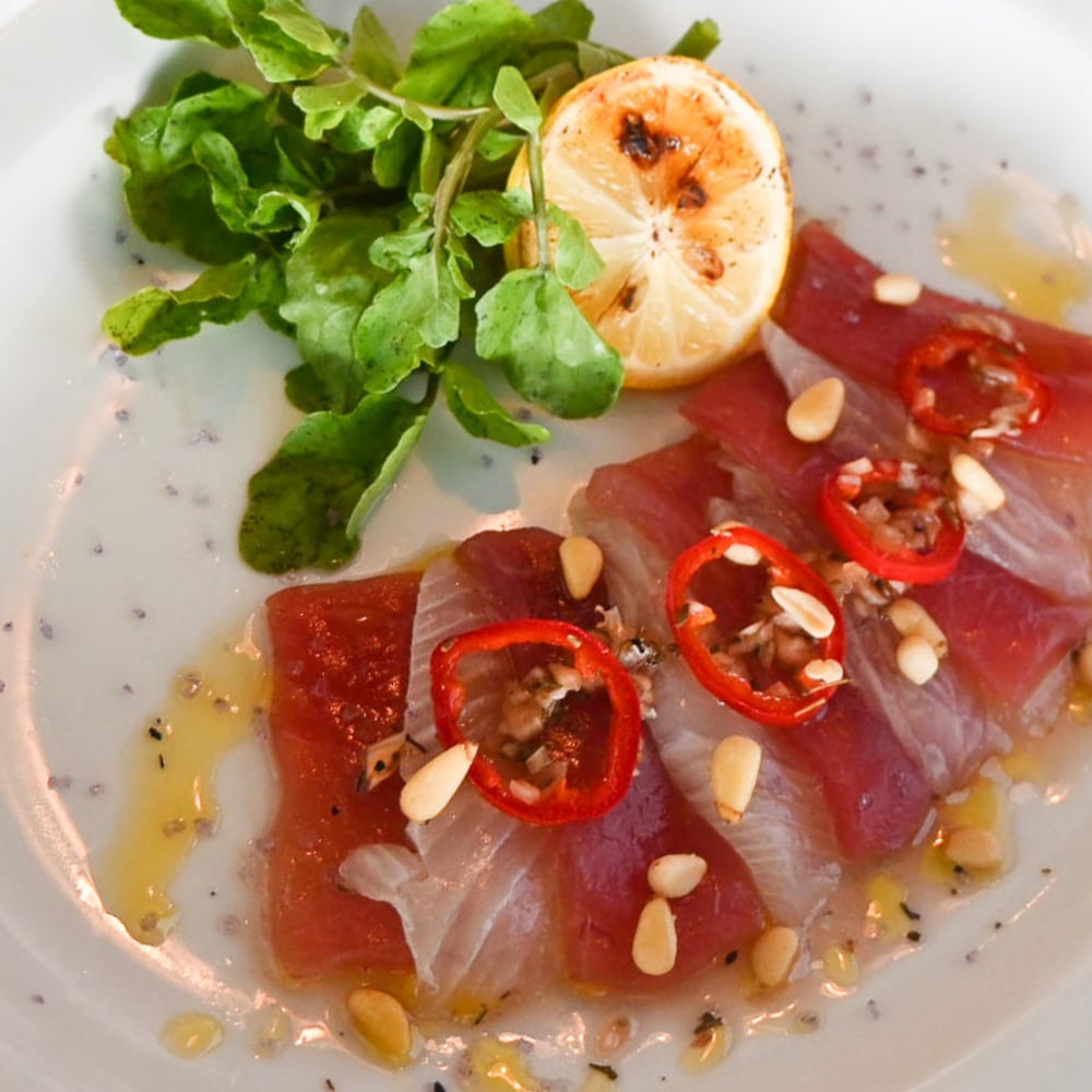 Carpaccio of Ahi and Kanpachi*