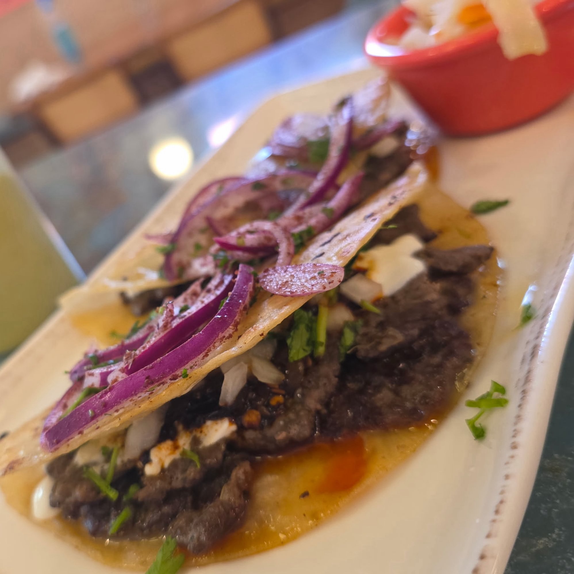 Kafta Smashed Tacos (Flour Tortilla)