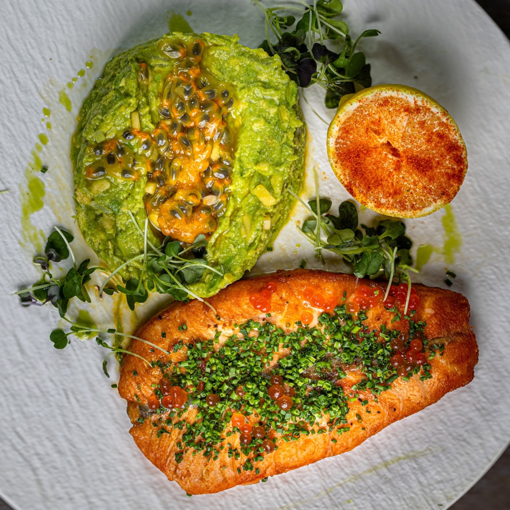 Steamed Salmon