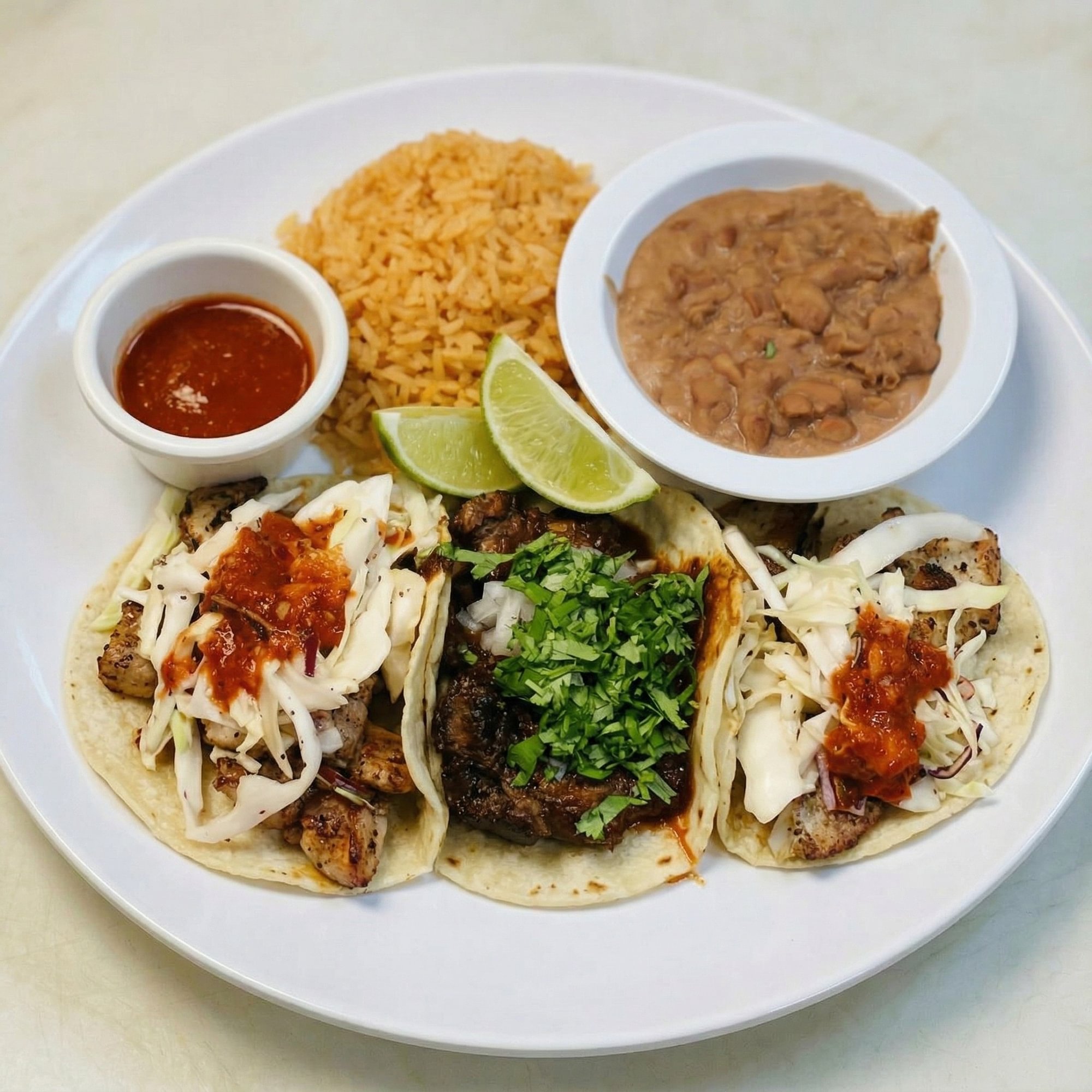 Special Meat Tacos Combination