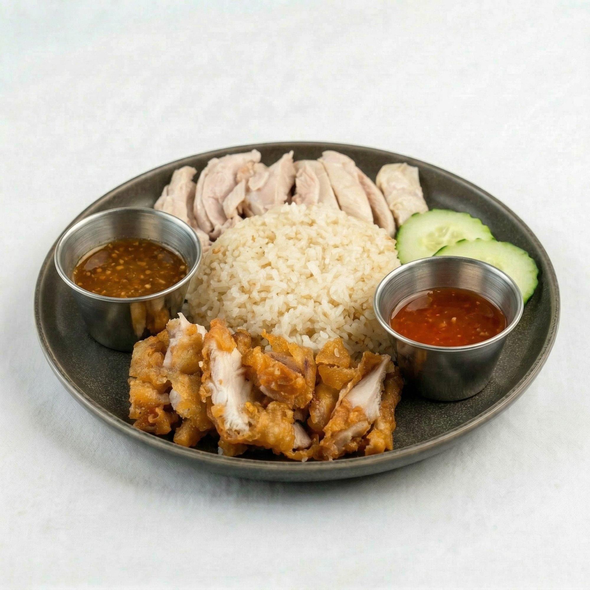 Sampler's Plate/ Half & Half