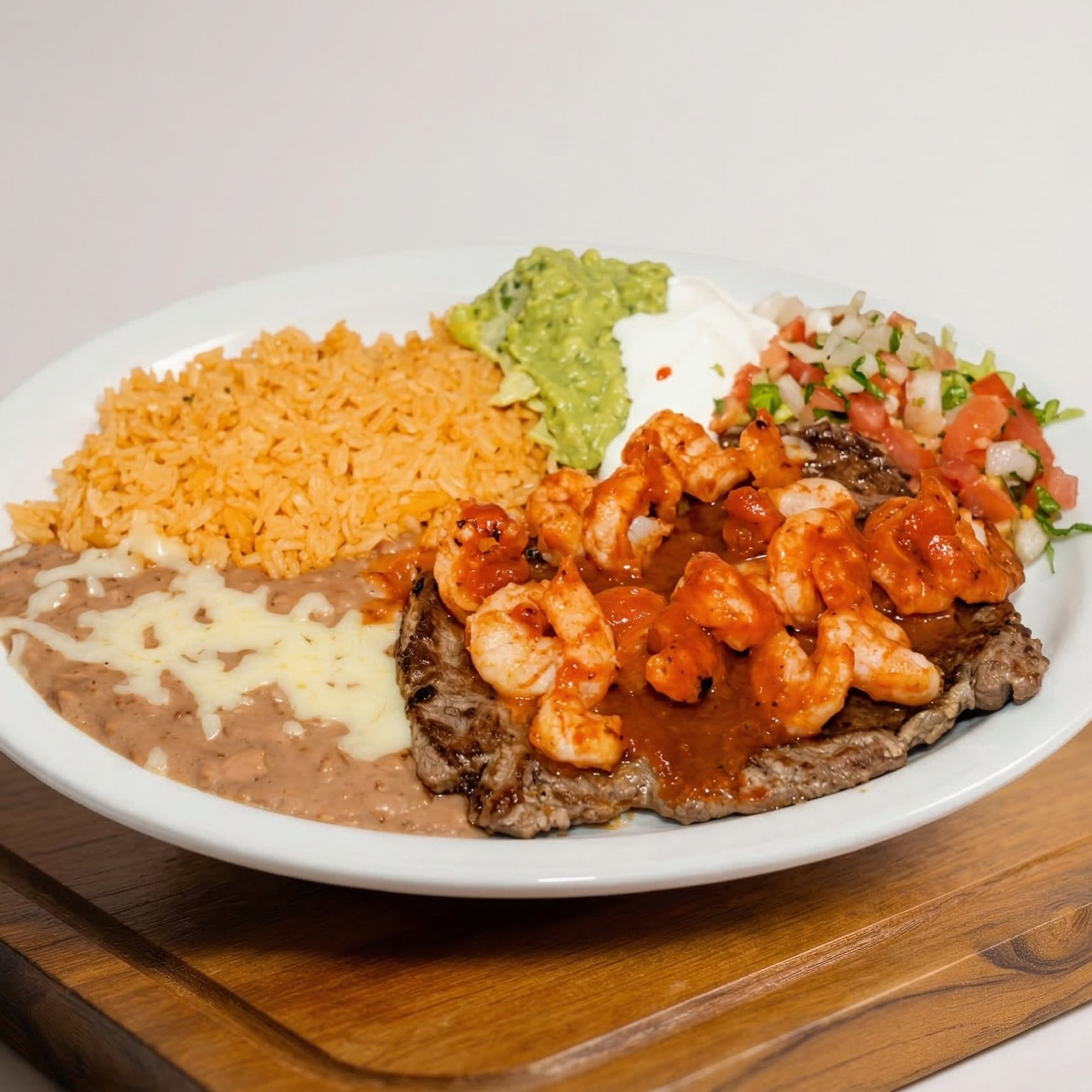 Ribeye and Shrimp